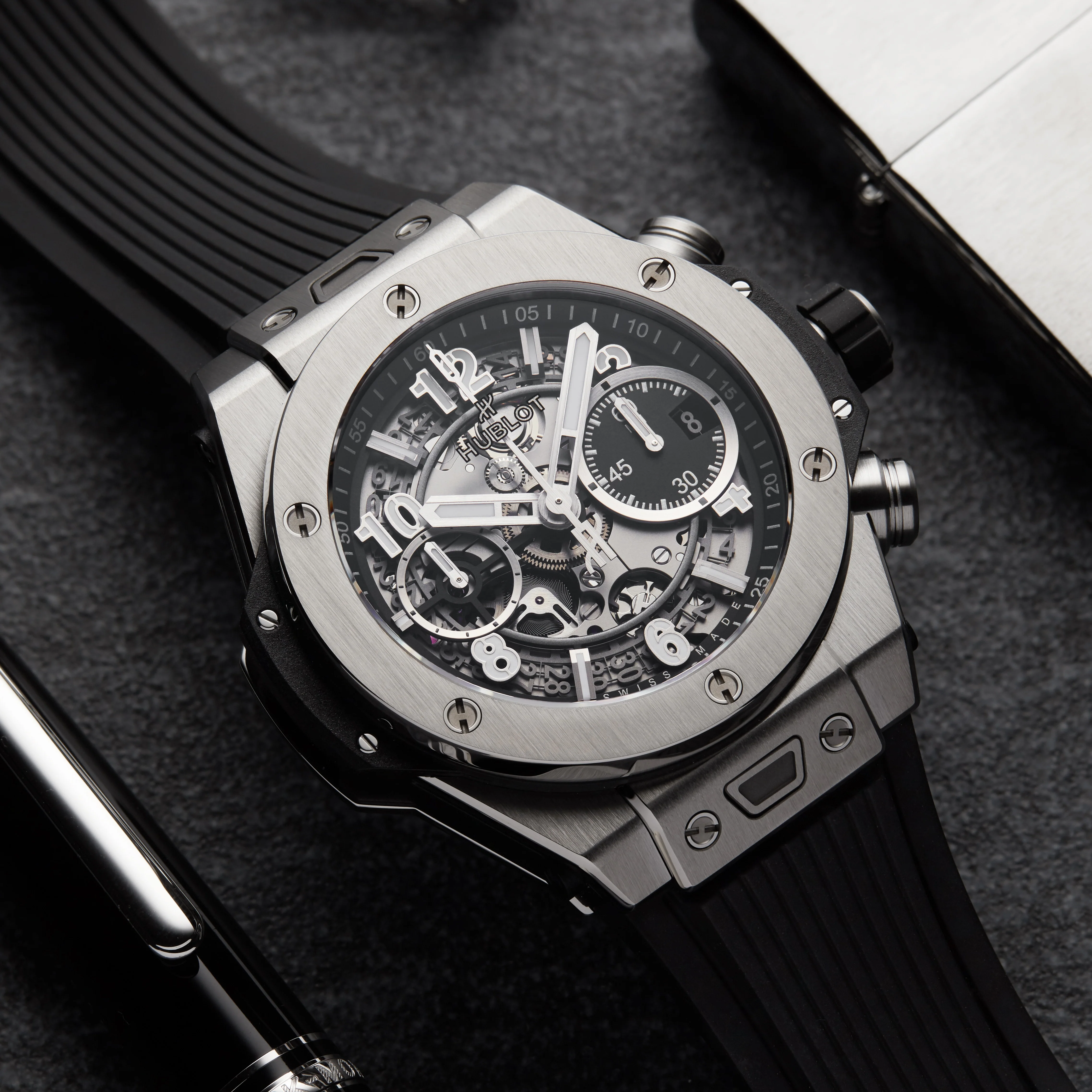 Big Bang Unico Titanium | 42mm, Titanium, Rubber, Grey Dial - Image 8