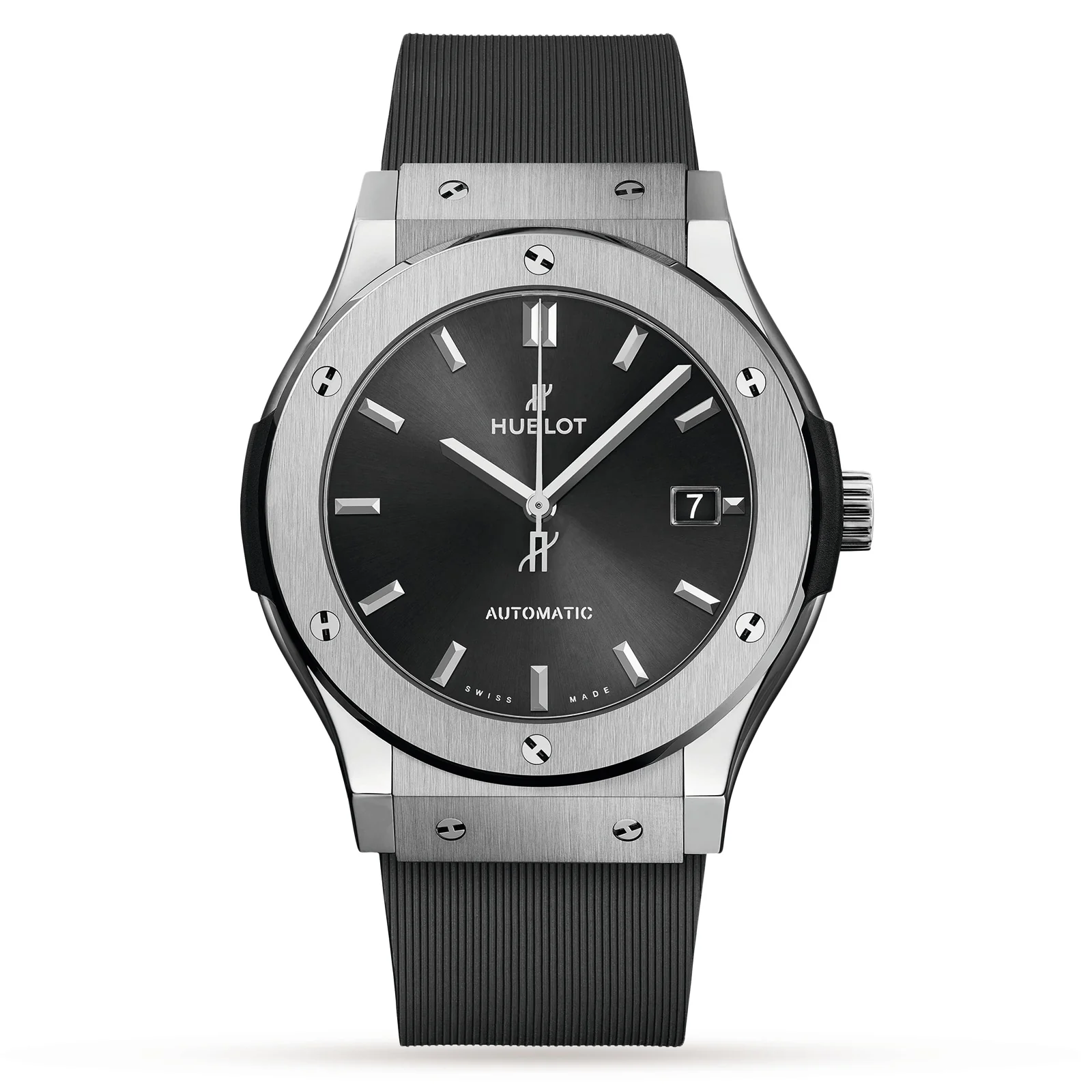 Classic Fusion Racing Grey Titanium | 45mm, Titanium, Rubber, Grey Dial