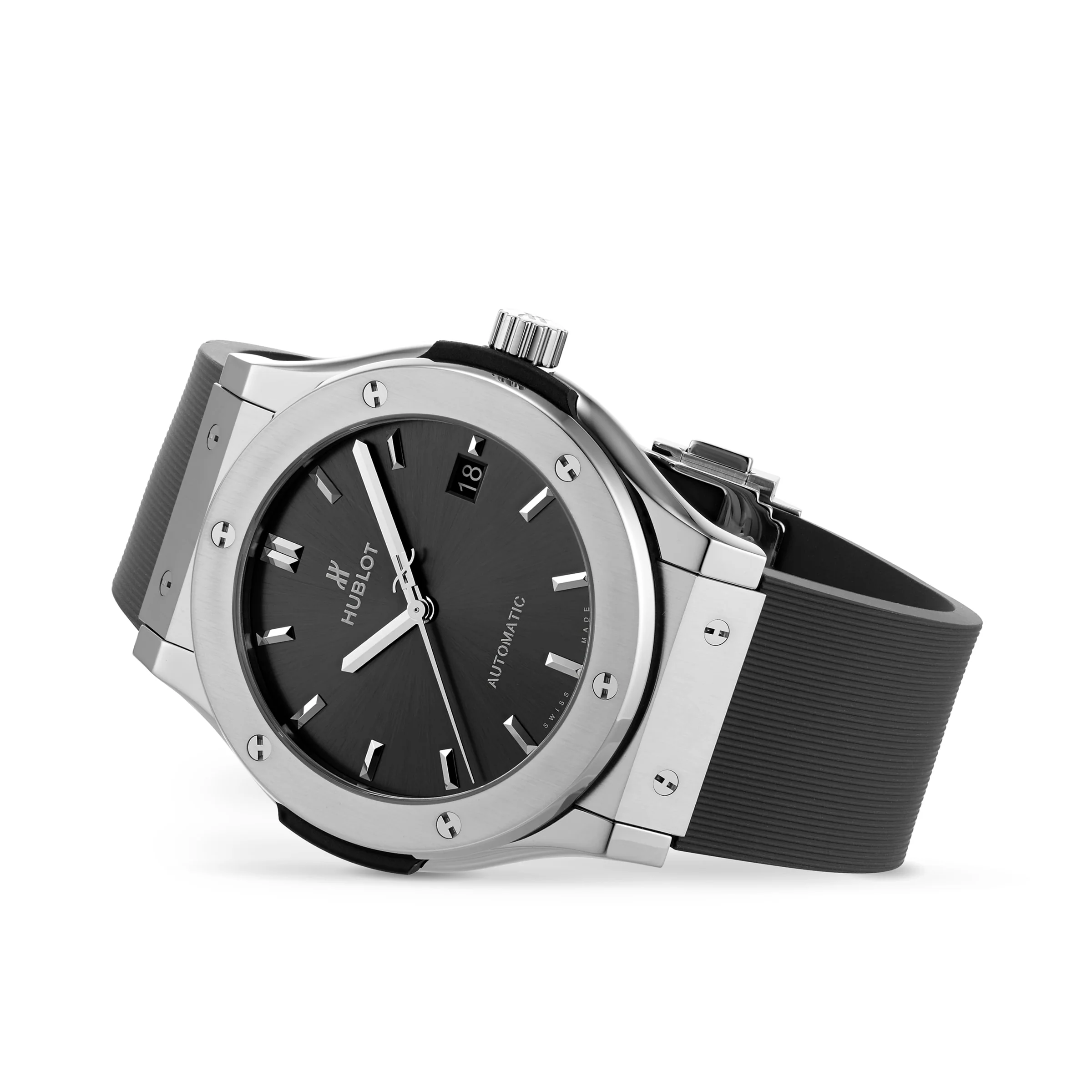 Classic Fusion Racing Grey Titanium | 45mm, Titanium, Rubber, Grey Dial - Image 2