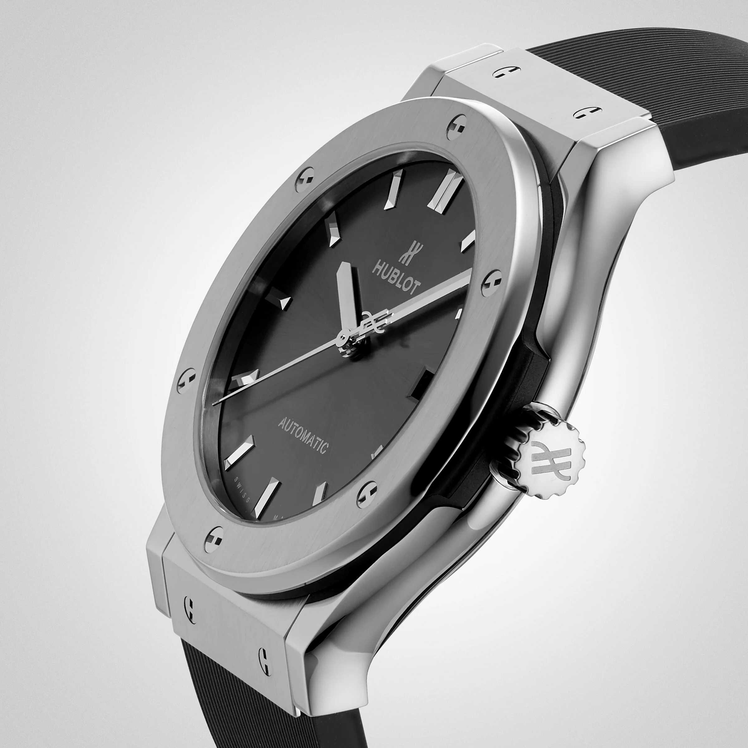 Classic Fusion Racing Grey Titanium | 45mm, Titanium, Rubber, Grey Dial - Image 6