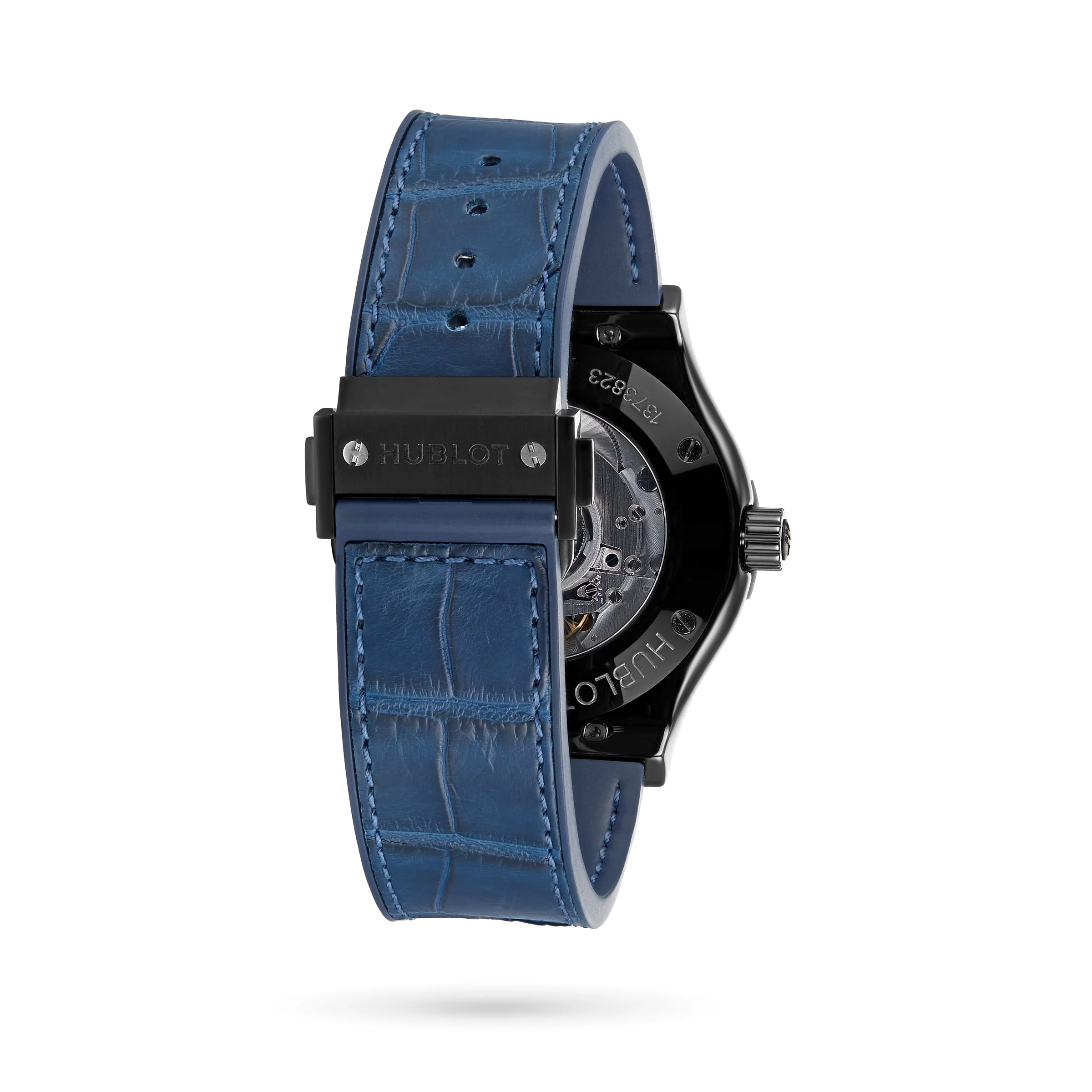 Classic Fusion Ceramic Blue | 42mm, Ceramic, Alligator Leather, Blue Dial - Image 3