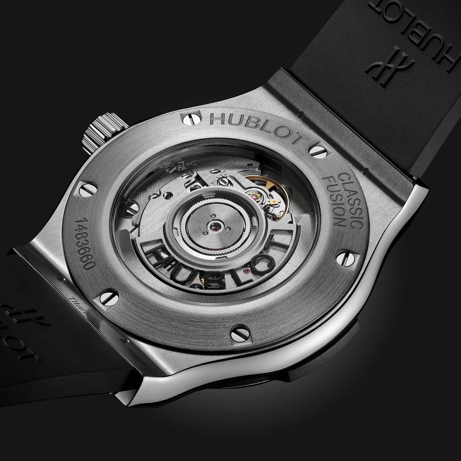 Classic Fusion Titanium | 42mm, Titanium, Rubber, Black Dial - Image 2