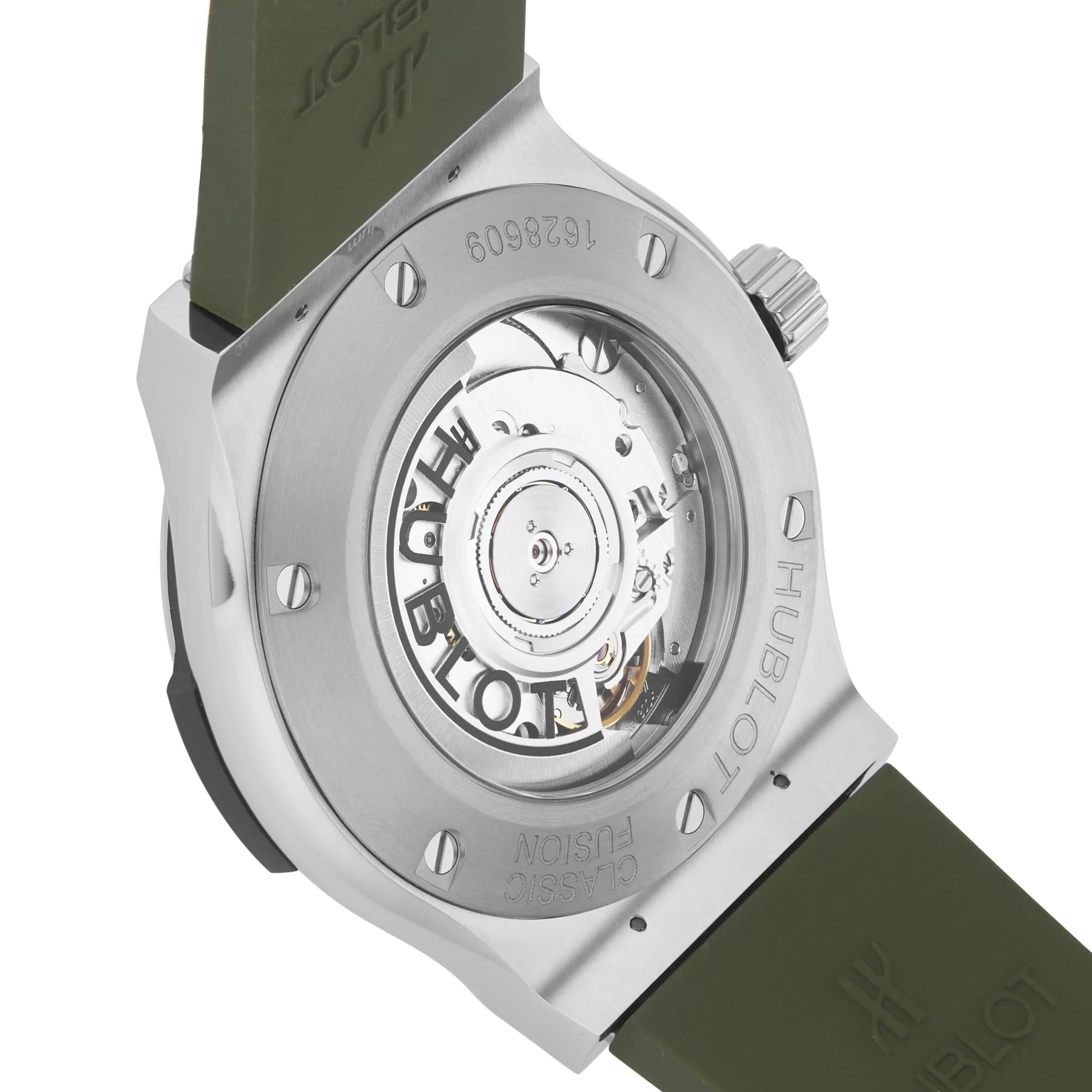 Classic Fusion Titanium Green | 42mm, Titanium, Rubber, Diamond Green Dial - Image 8