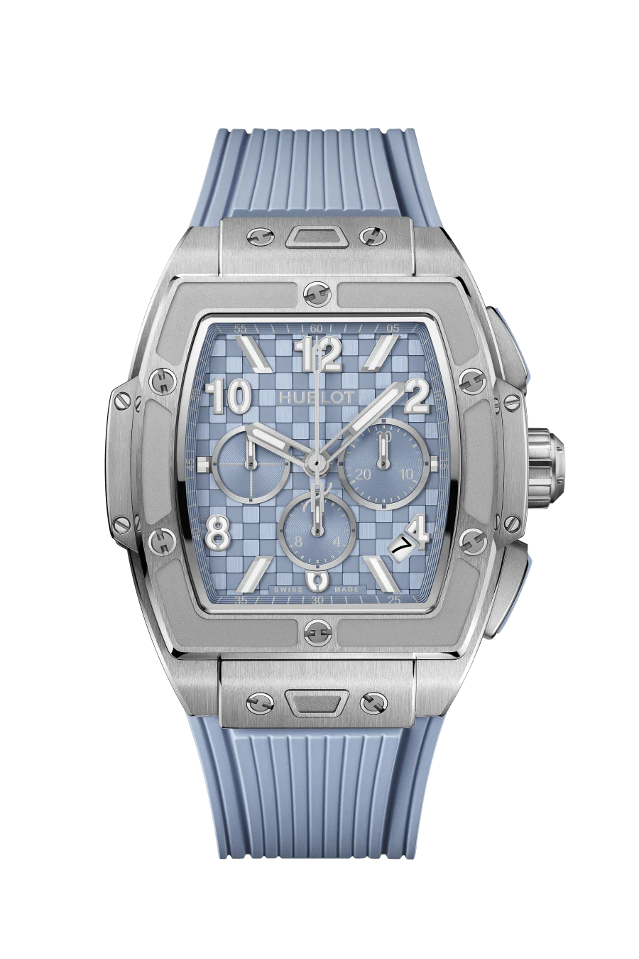 Spirit of Big Bang Titanium Coal Blue | 42mm, Titanium, Rubber, Blue Dial