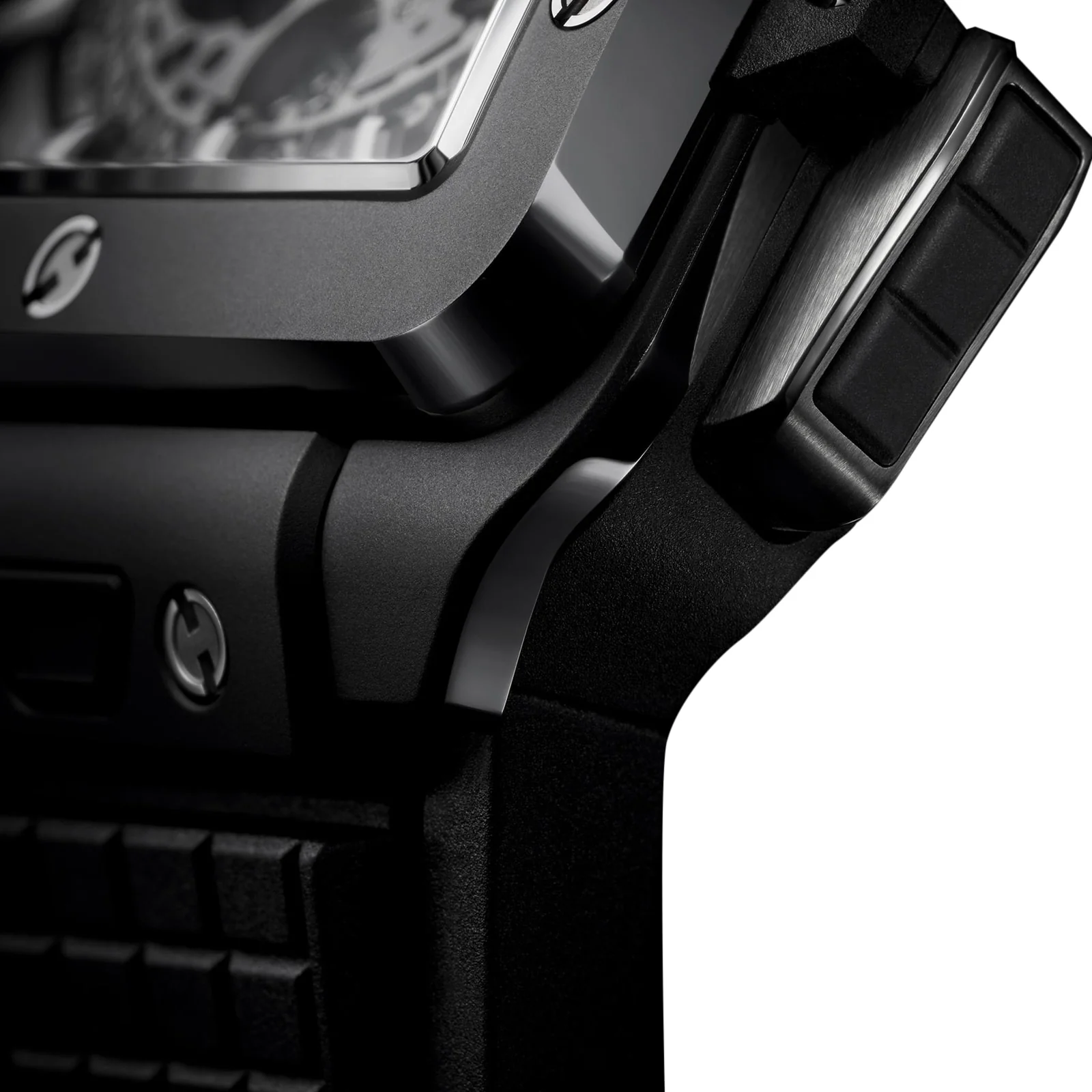 Square Bang Unico Black Magic | 42mm, Ceramic, Rubber, Grey Dial - Image 4