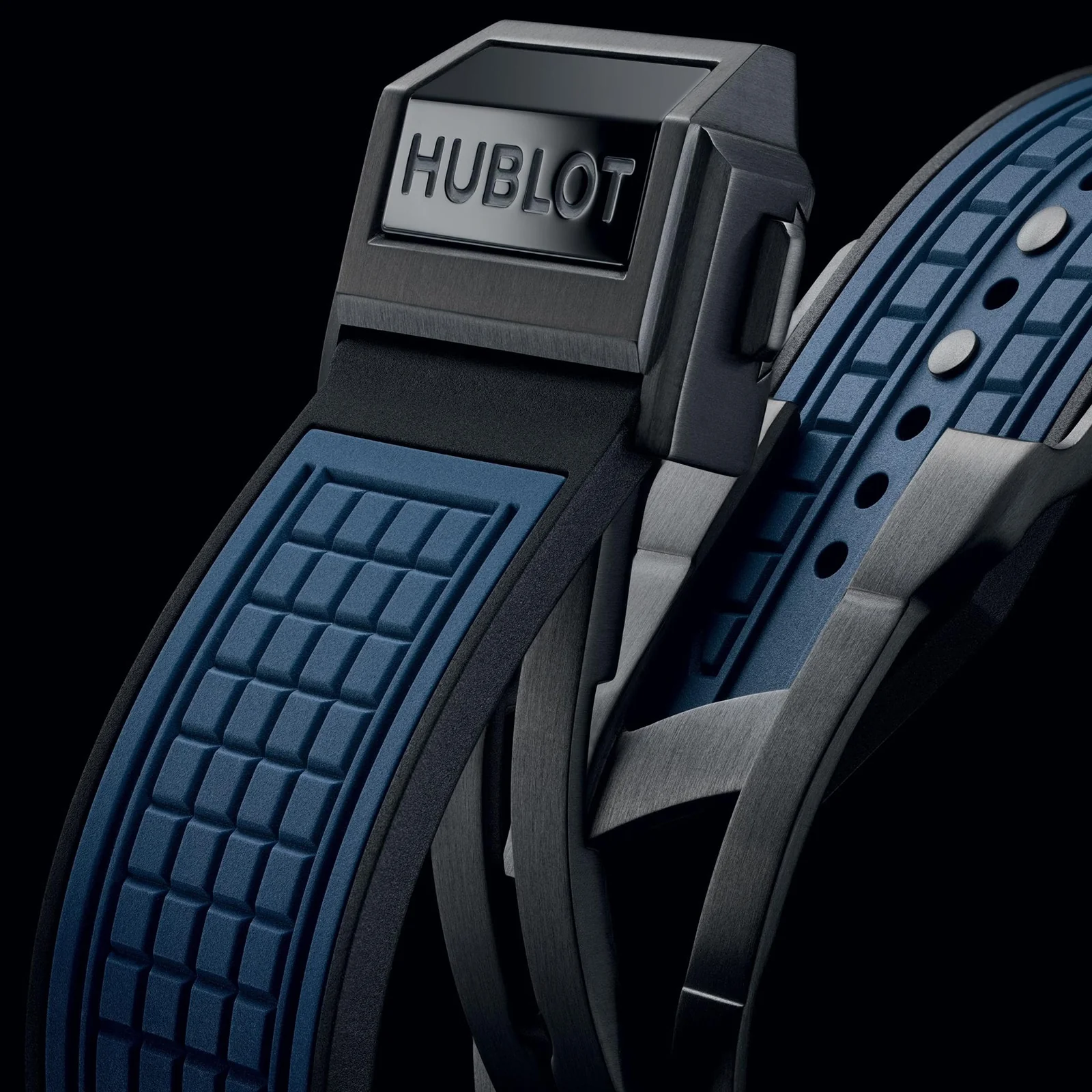 Square Bang Unico Blue Ceramic | 42mm, Ceramic, Rubber, Blue Dial - Image 5