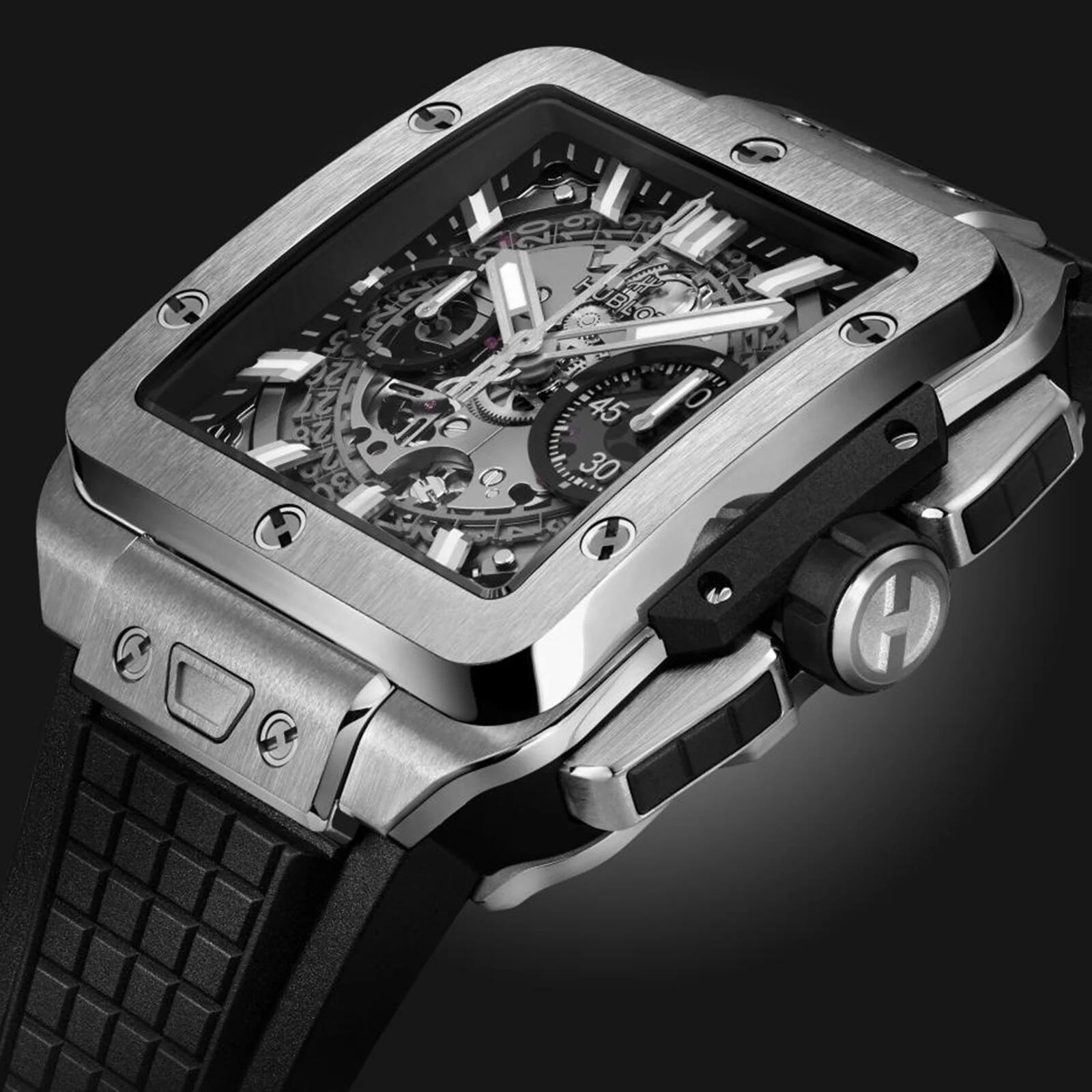Square Bang Unico Titanitum | 42mm, Titanium, Rubber - Image 3