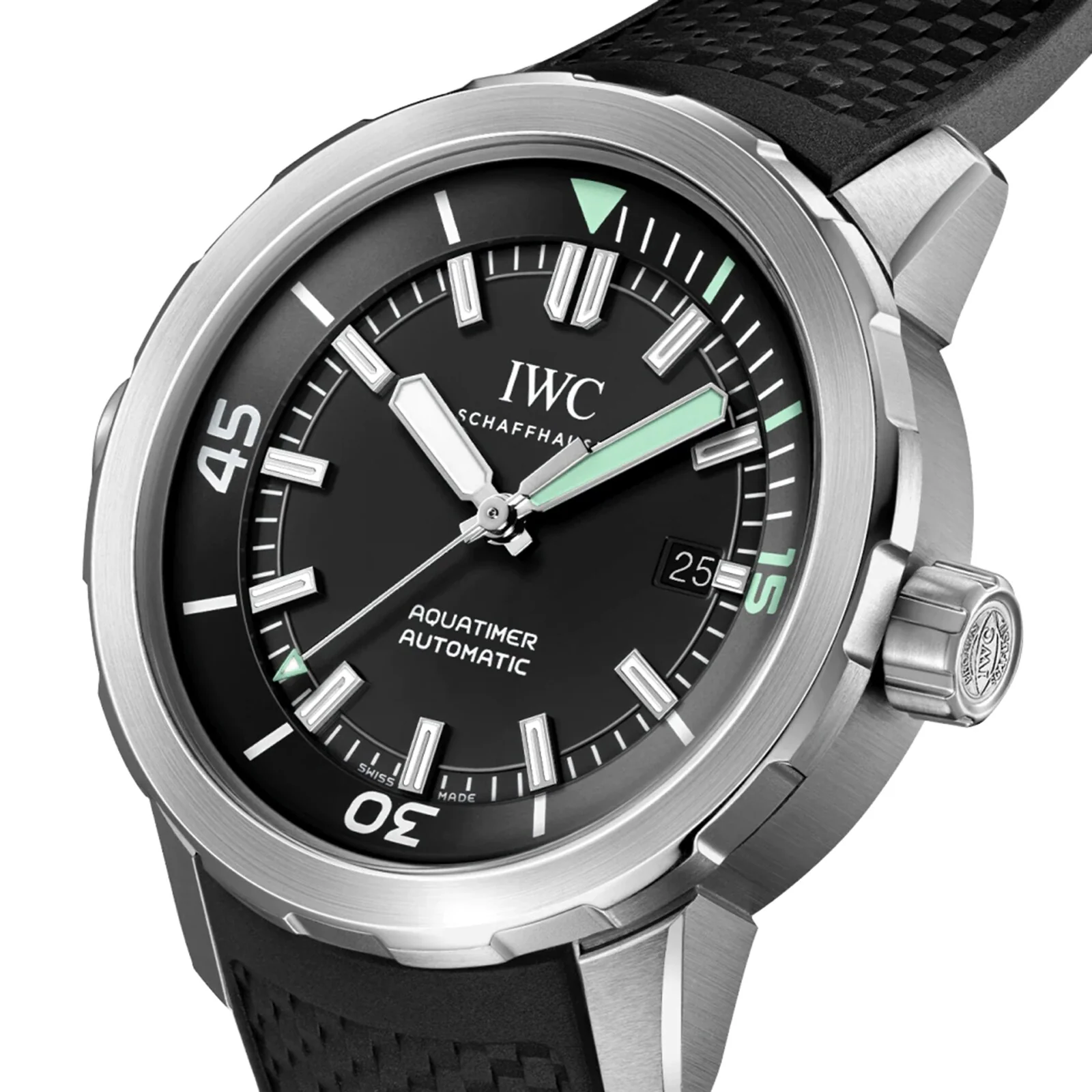 Aquatimer Automatic | 42mm, Steel, Rubber, Black Dial - Image 3