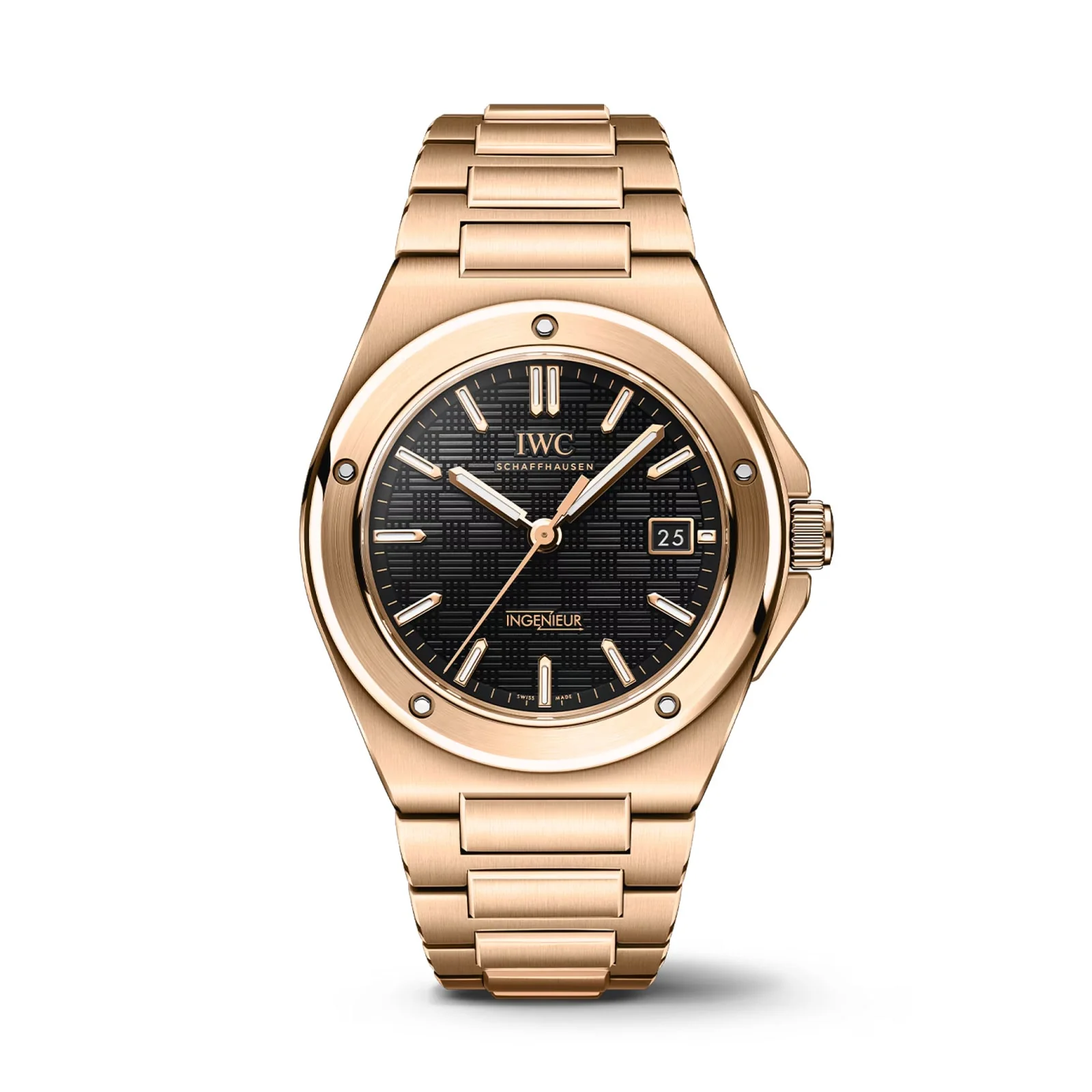Ingenieur Automatic 40 | 40mm, 18K Rose Gold, Black Dial