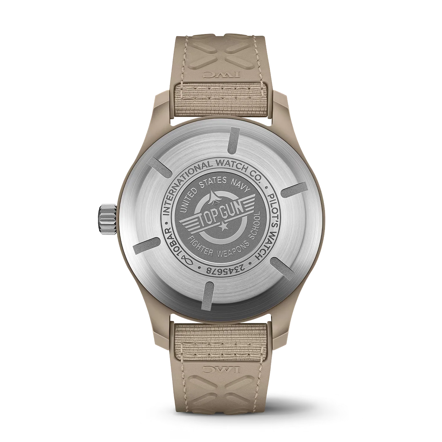 Pilot's Watch Automatic 41 TOP GUN Mojave Desert | 41mm, Ceramic, Rubber, Brown Dial - Image 2