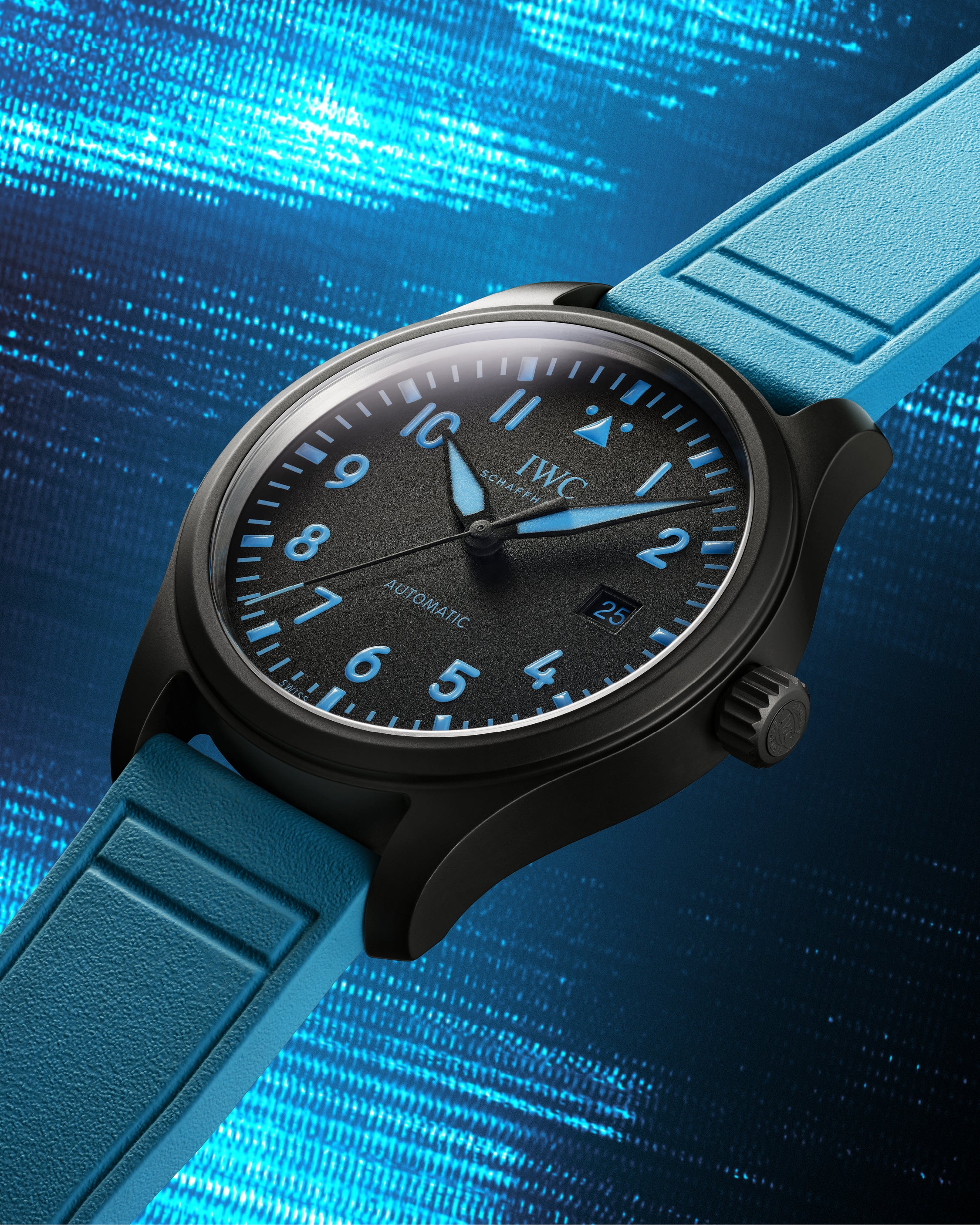 Pilot’s Watch Automatic 41 George Russell | 41mm, Ceramic, Rubber, Black Dial - Image 6
