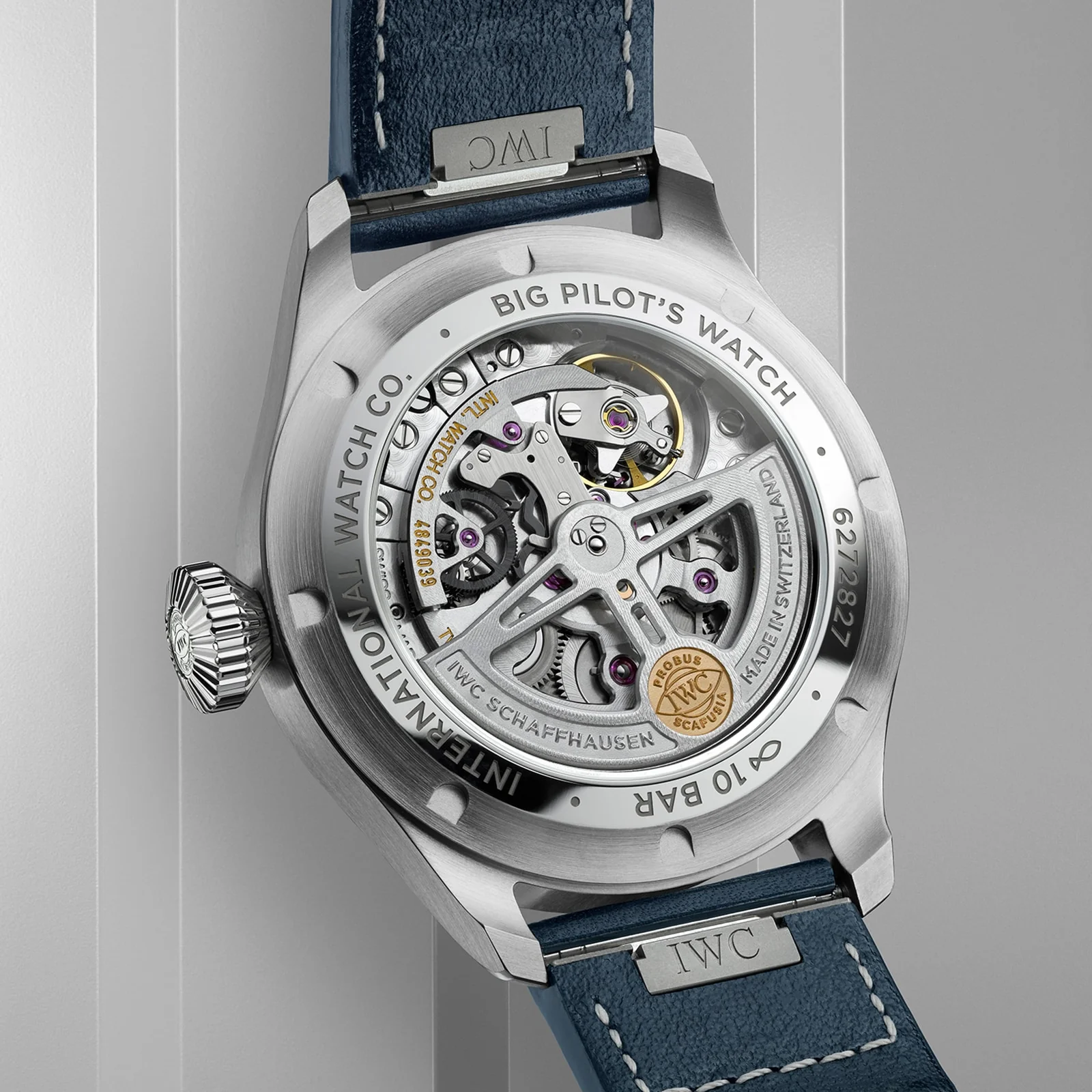 Big Pilot's Watch 43 | 43mm, Steel, Leather, Blue Dial - Image 4