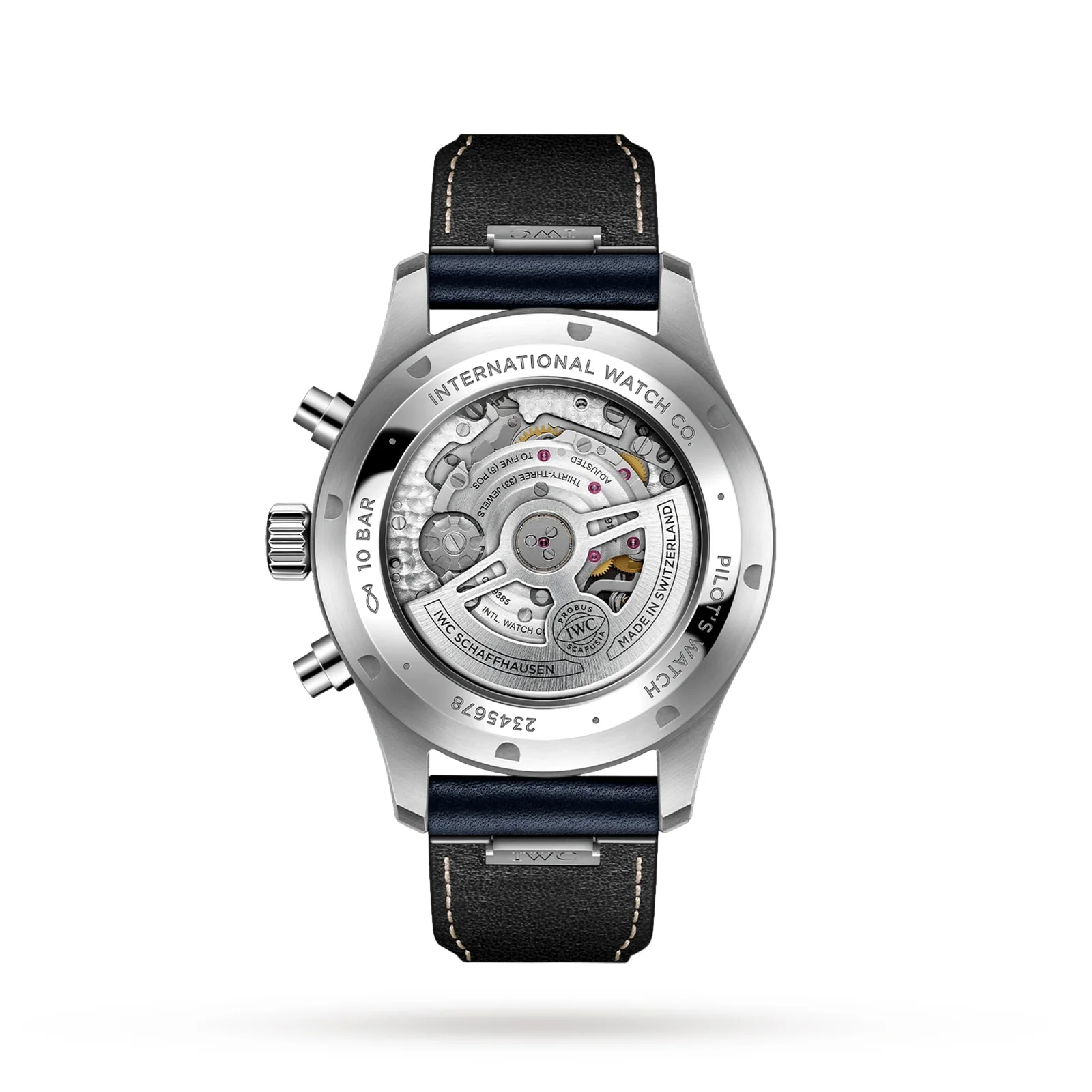 Pilot's Watch Chronograph | 43mm, Steel, Leather, Blue Dial - Image 2