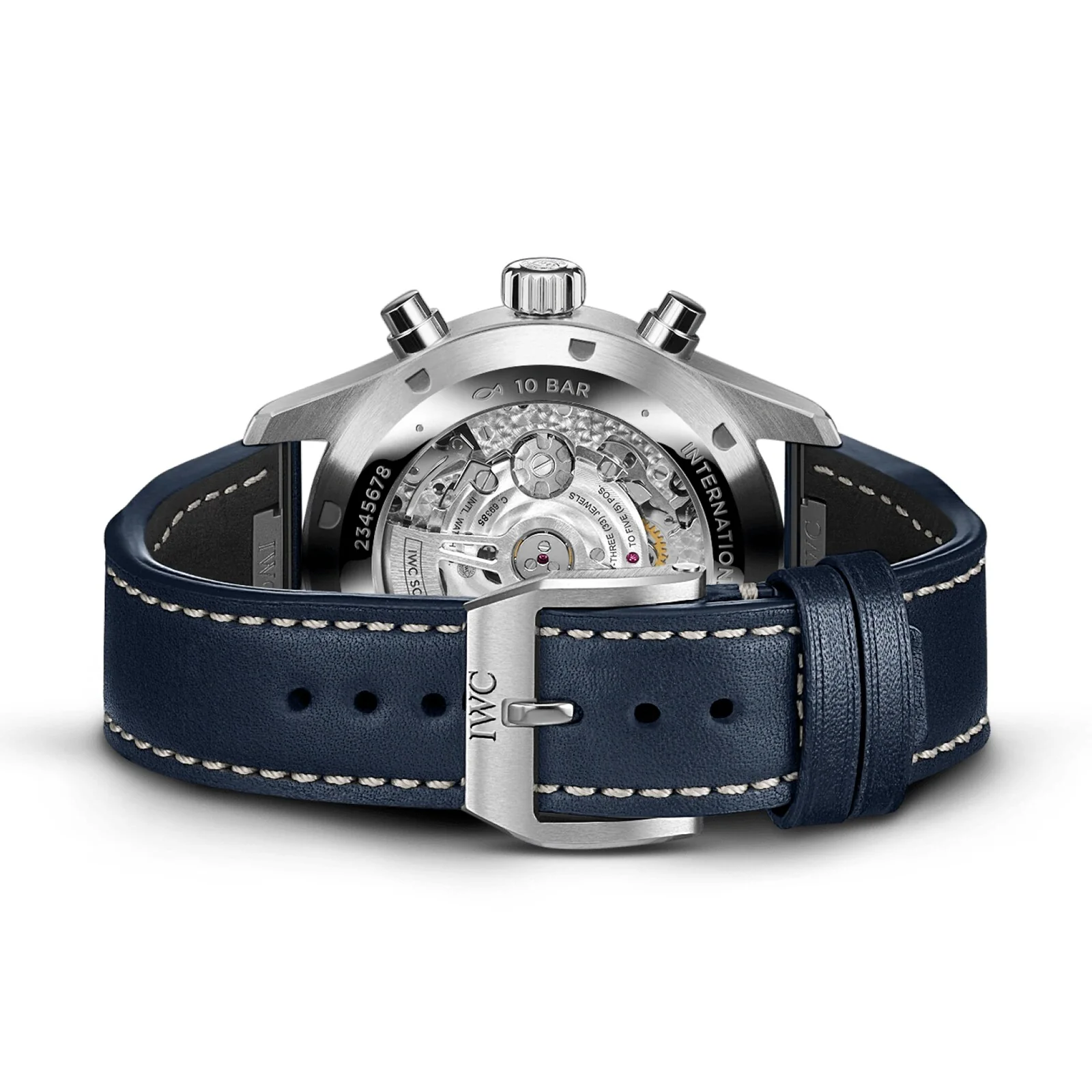 Pilot's Watch Chronograph | 43mm, Steel, Leather, Blue Dial - Image 4