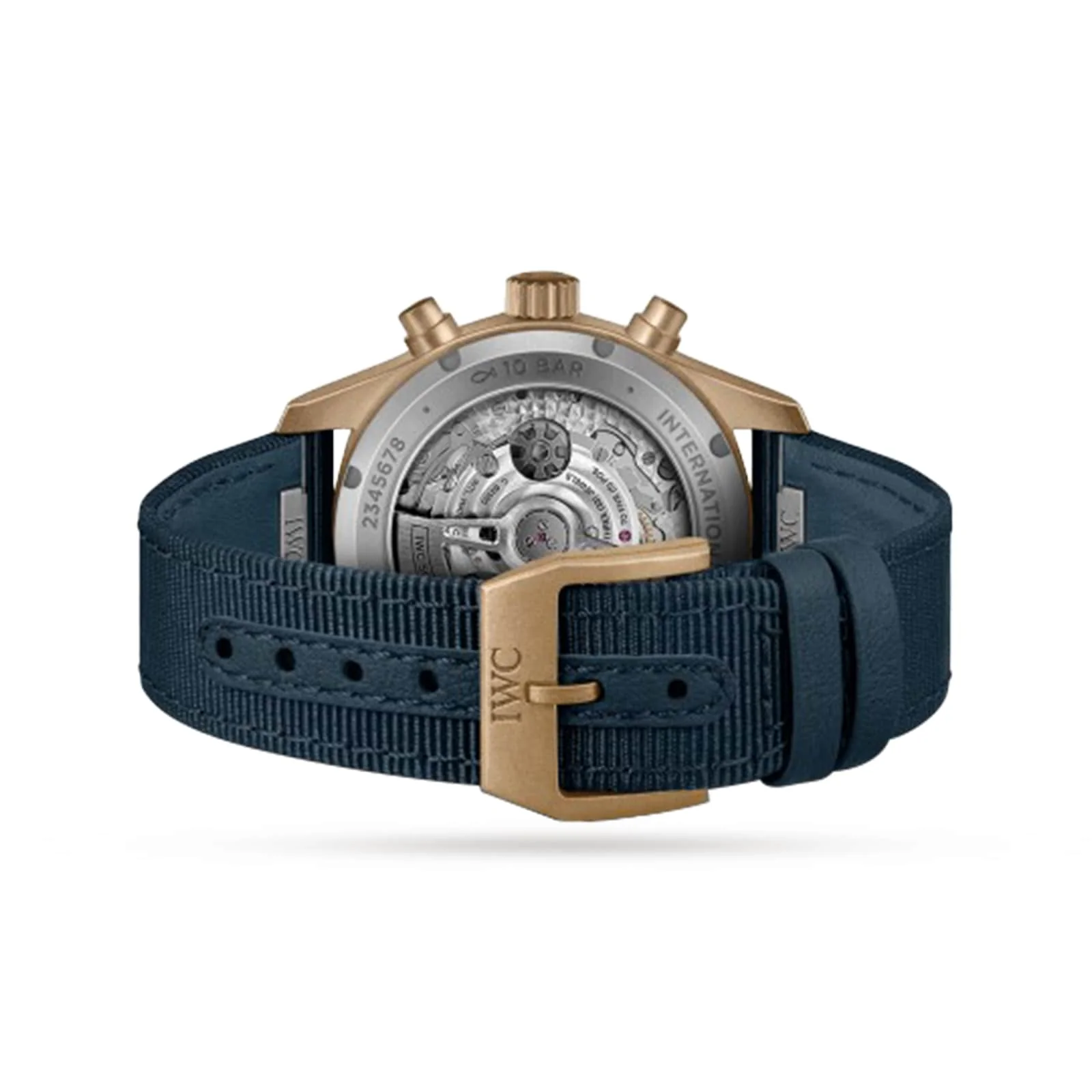 Pilot's Watch Chronograph 41 | 41mm, Bronze, CANVAS, Blue Dial - Image 4