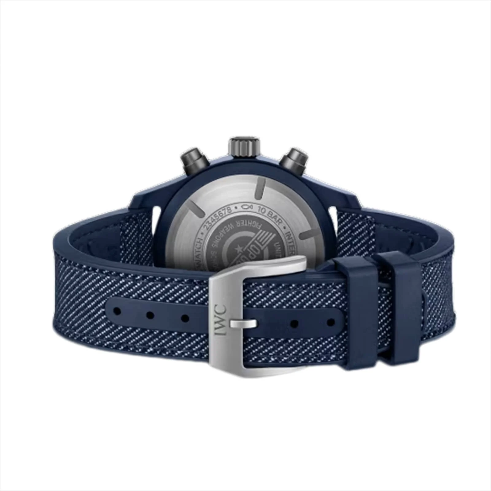 Pilot's Watch Chronograph 41 Top Gun Oceana | 42mm, Ceramic, Rubber, Blue Dial - Image 4