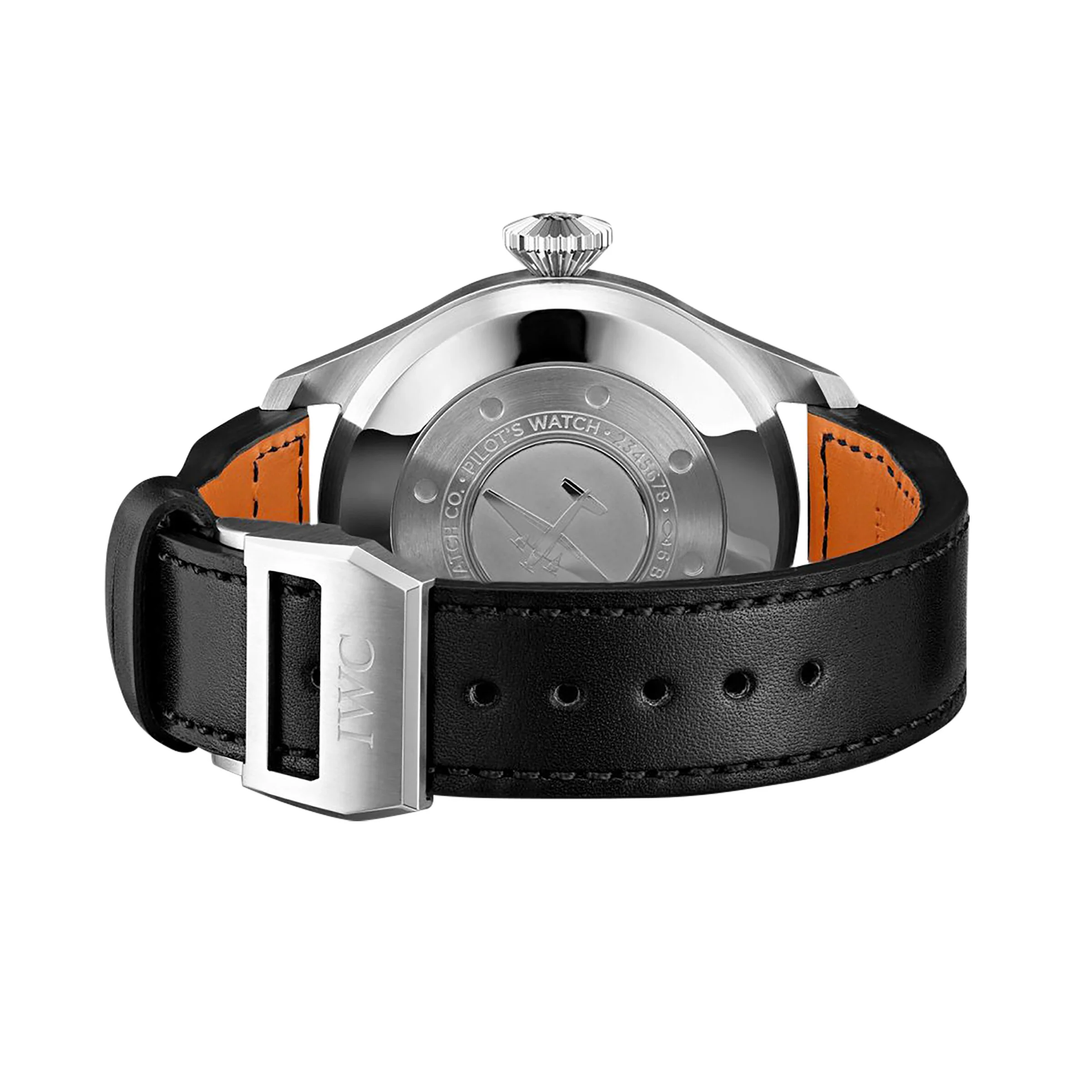 Big Pilot's Watch | 46.5mm, Steel, Leather, Black Dial - Image 4