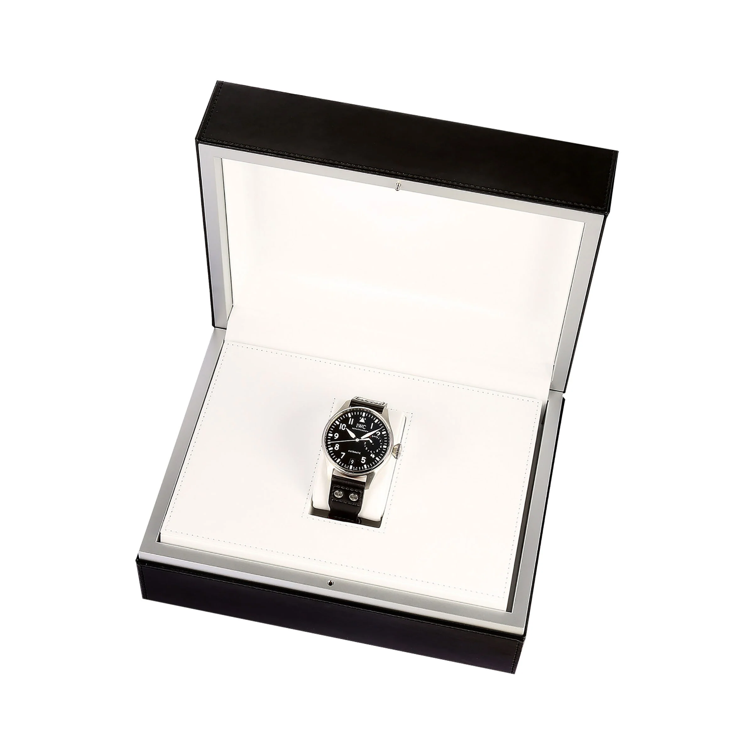 Big Pilot's Watch | 46.5mm, Steel, Leather, Black Dial - Image 5