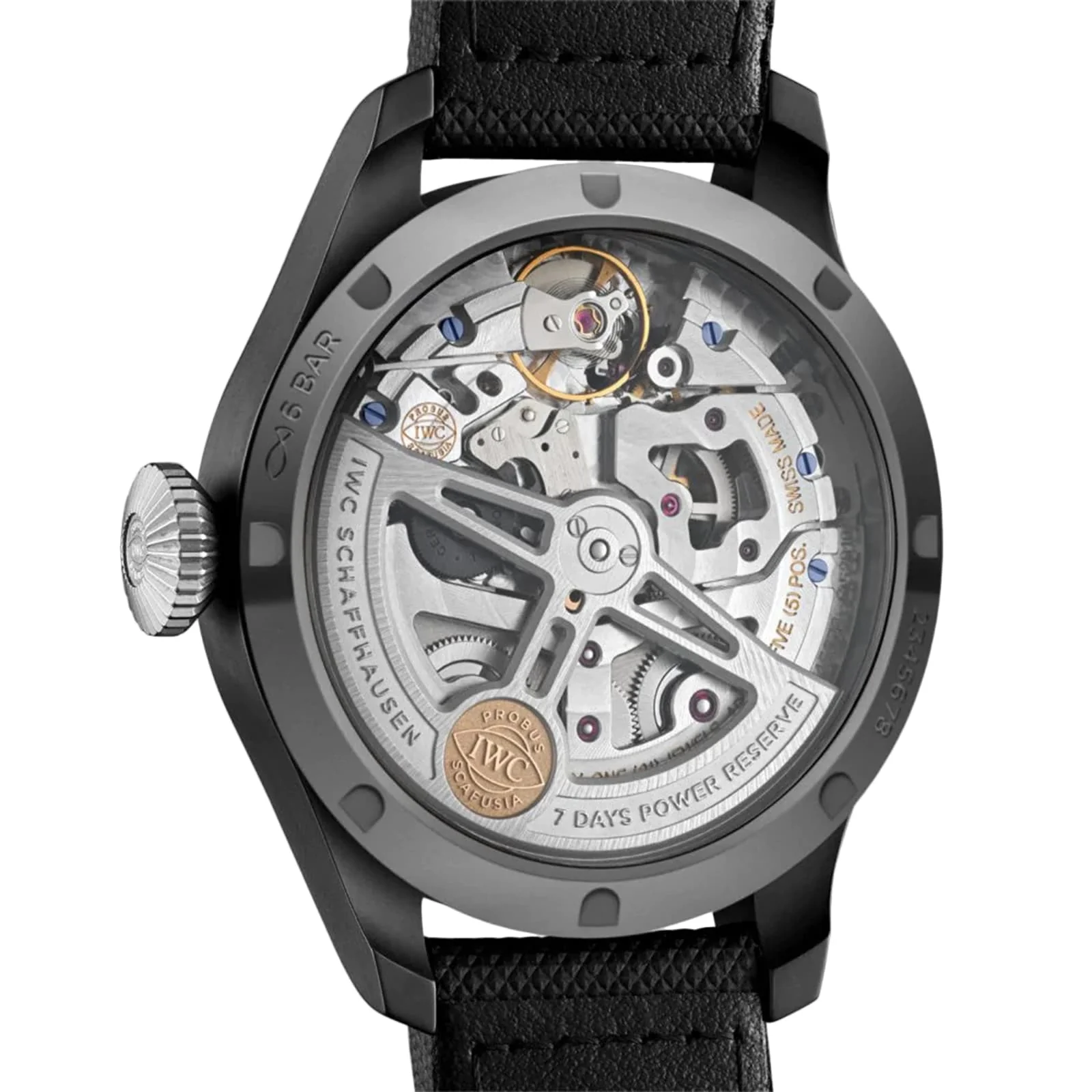 Big Pilot's Watch Perpetual Calendar Edition "Rodeo Drive" | 46.5mm, Ceramic & Titanium, Leather, Blue Dial - Image 2