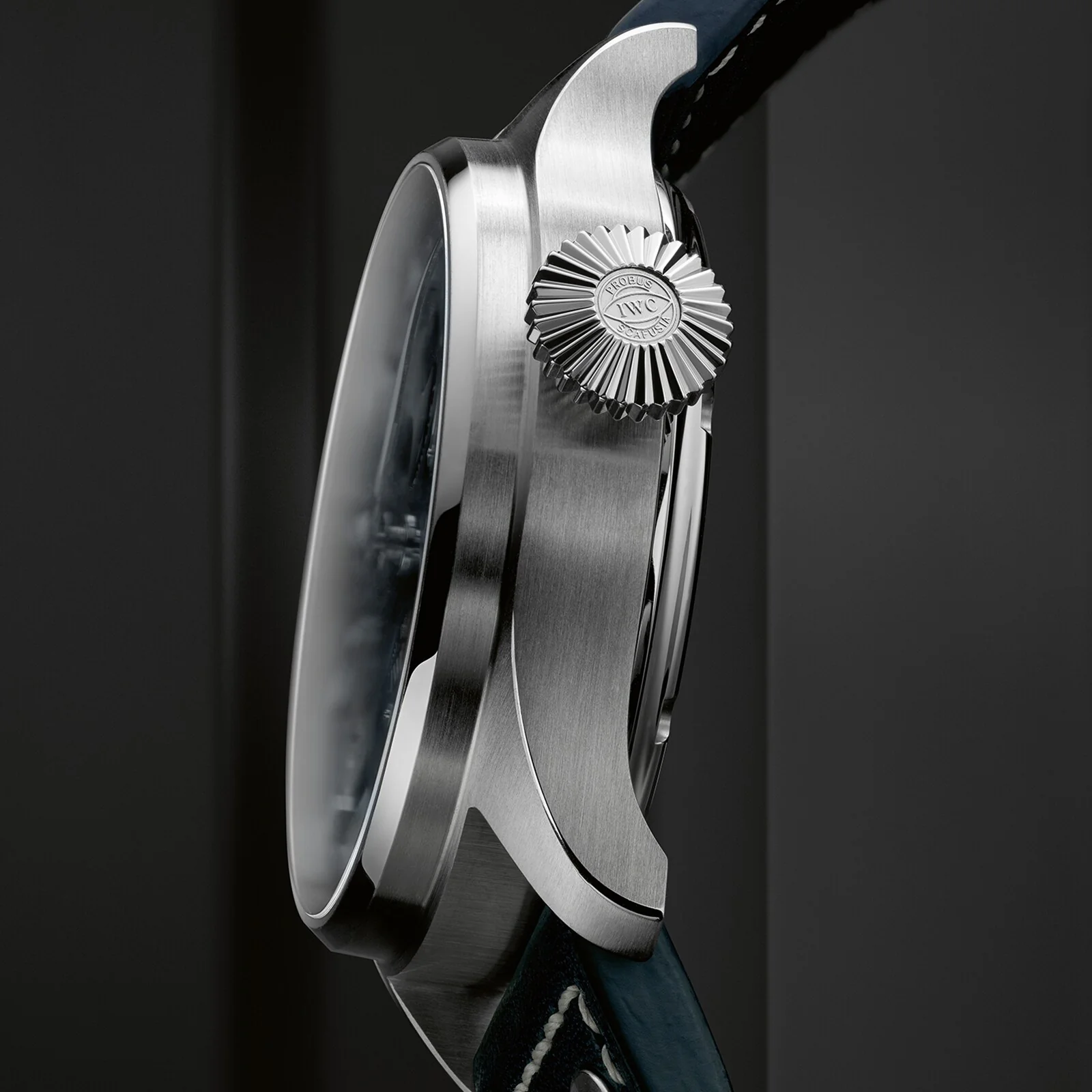 Big Pilot's Watch Perpetual Calendar | 46.5mm, Steel, Leather, Blue Dial - Image 6
