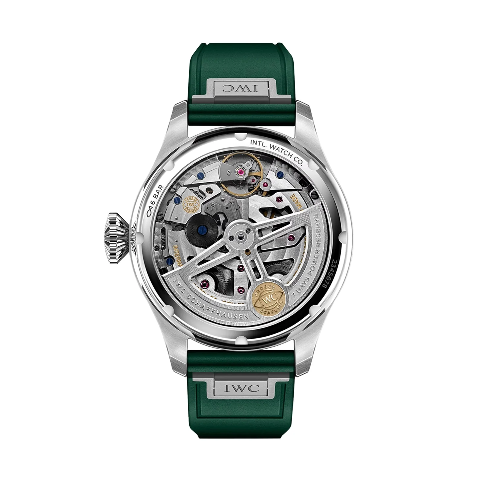 Big Pilot's Watch Perpetual Calendar | 46mm, Steel, Rubber, Green Dial - Image 2