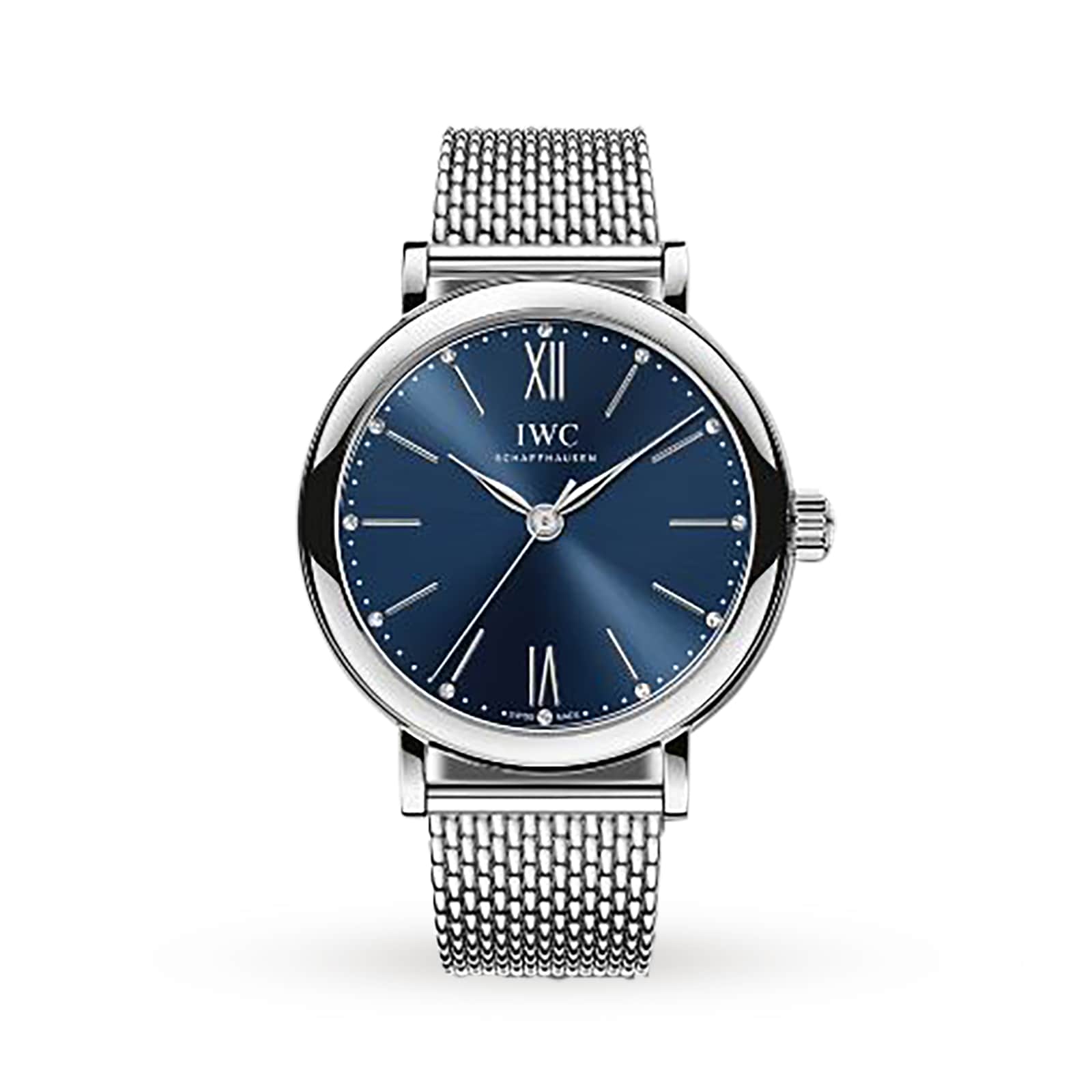 Portofino Automatic 34 | 34mm, Steel, Diamond Blue Dial