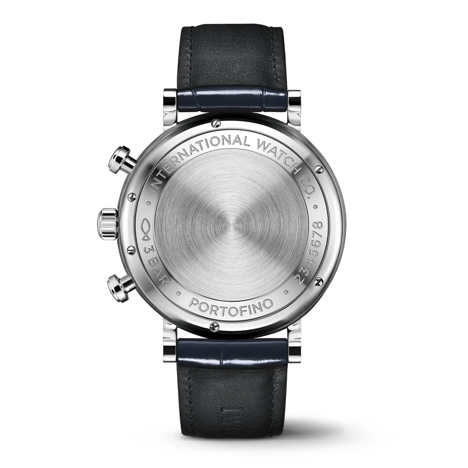Portofino Chronograph | 42mm, Steel, Alligator Leather, White Dial - Image 2