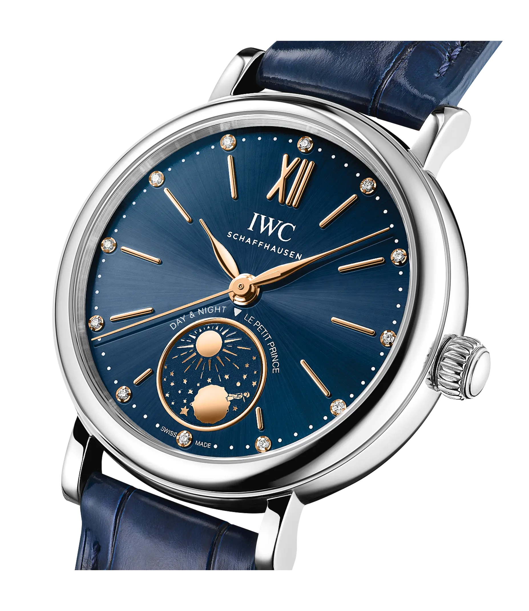 Portofino Automatic Day & Night 34 Le Petit Prince | 34mm, Steel, Leather, Blue Dial - Image 3