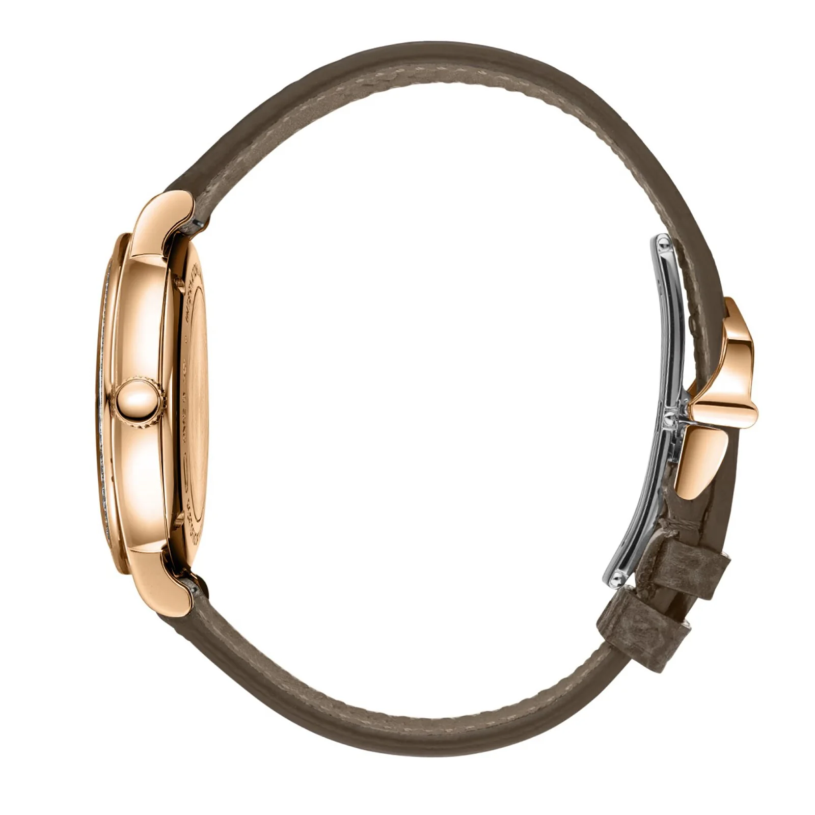 Portofino Automatic Day & Night 34 | 34mm, 18K Rose Gold, Leather, Silver Dial - Image 5