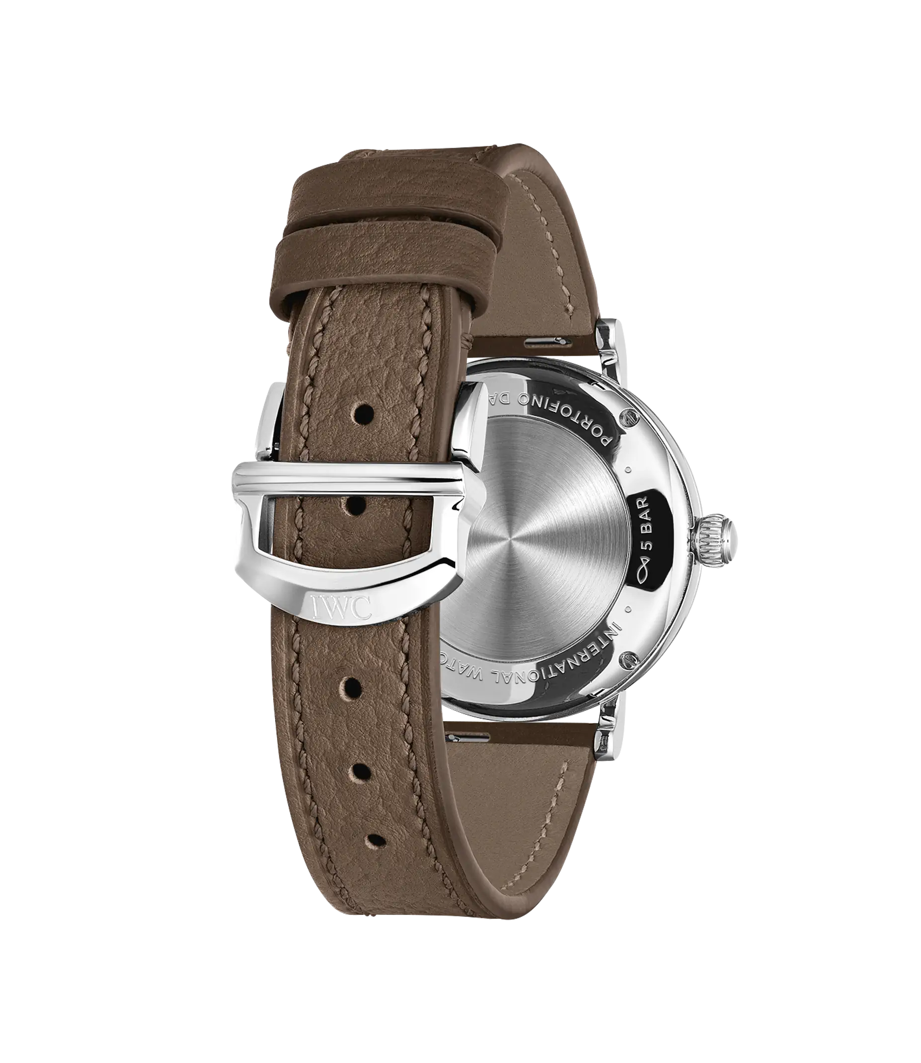 Portofino Automatic Day & Night 34 | 34mm, Steel, Leather, Silver Dial - Image 4