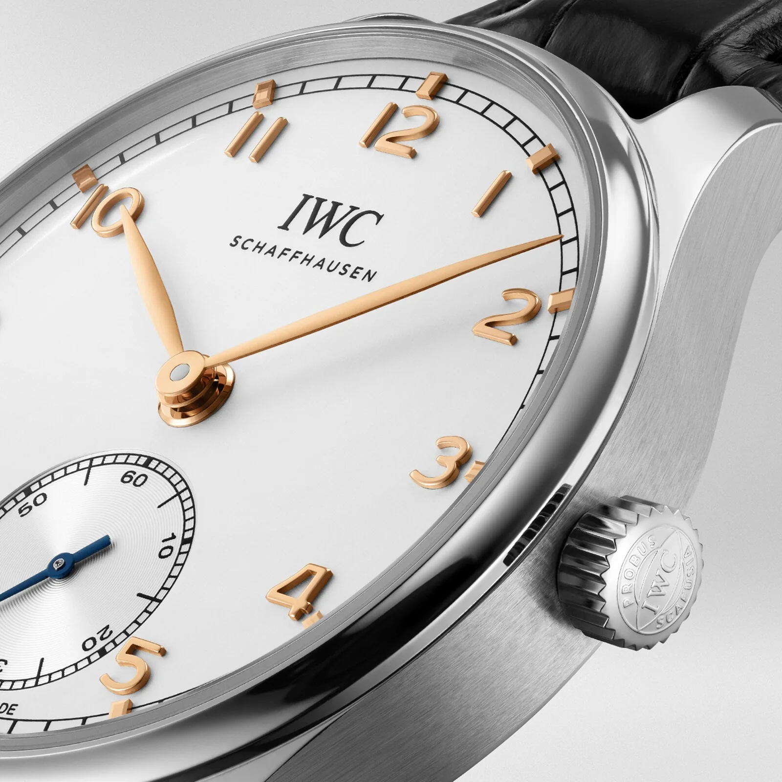 Portugieser Automatic 40 | 40.5mm, Steel, Alligator Leather, Silver Dial, Ref. IW358303 - Image 3