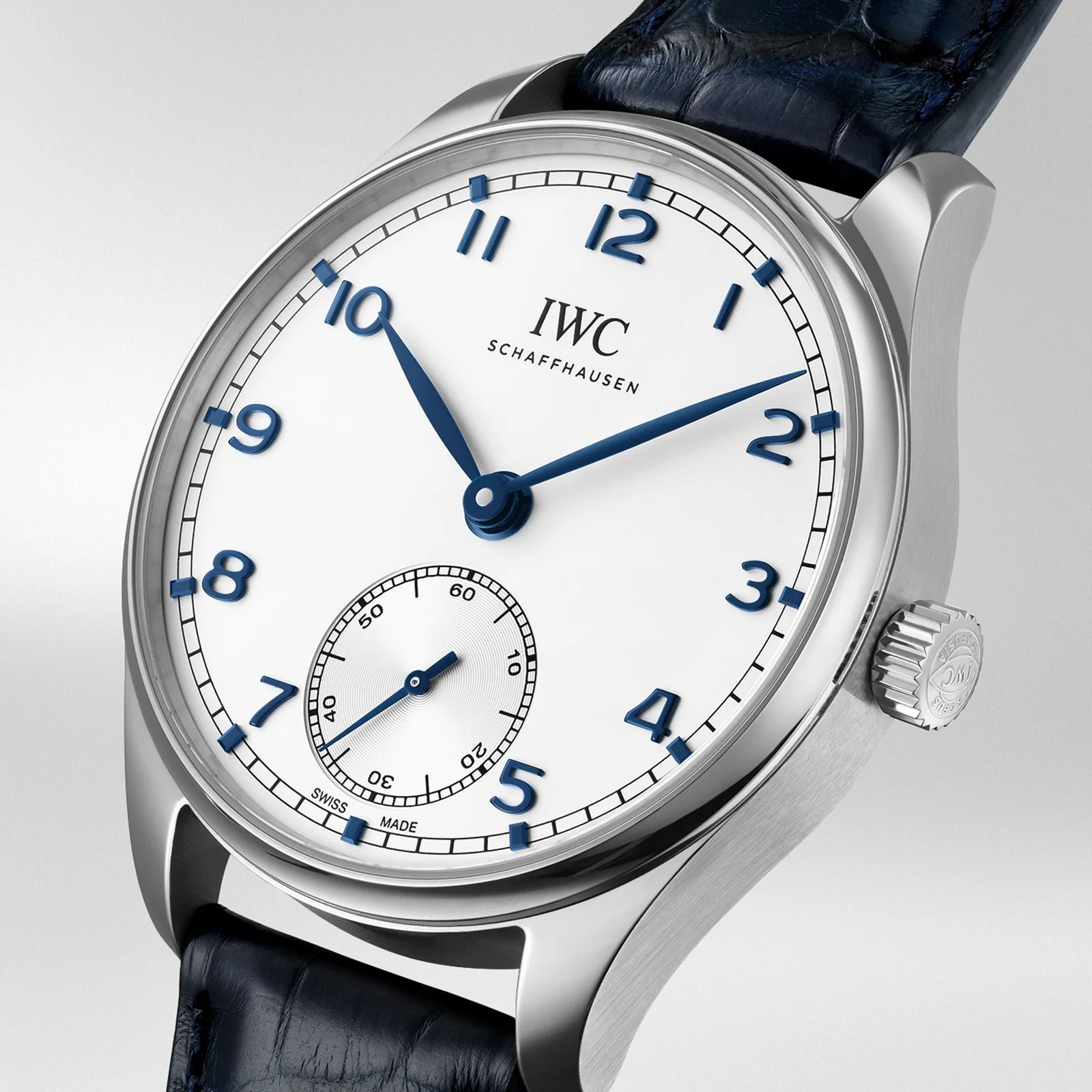 Portugieser Automatic 40 | 40.5mm, Steel, Alligator Leather, Silver Dial, Ref. IW358304 - Image 2