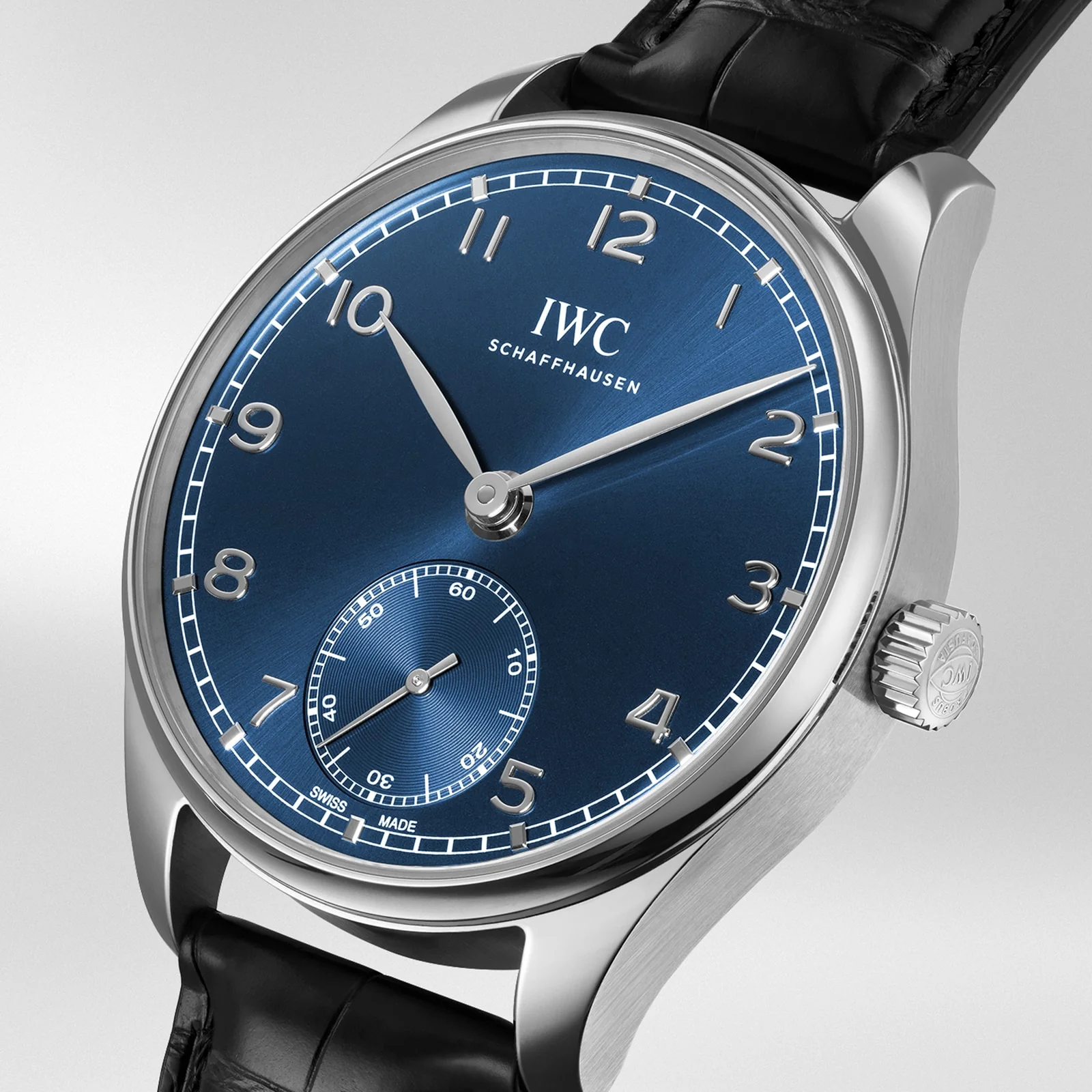 Portugieser Automatic 40 | 40.5mm, Steel, Alligator Leather, Blue Dial - Image 2