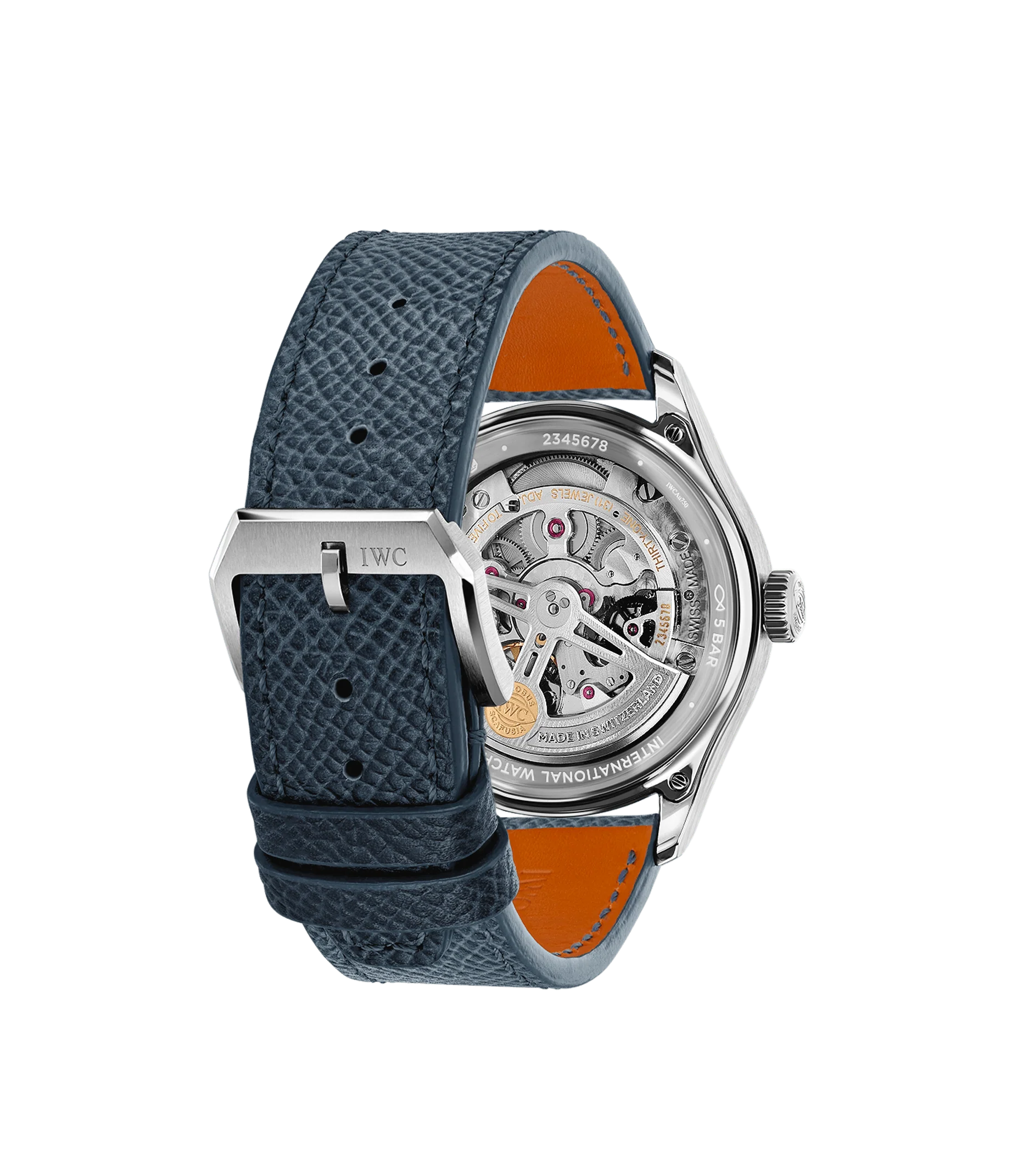 Portugieser Automatic 40 | 40.5mm, 18K White Gold, Leather, Blue Dial - Image 4