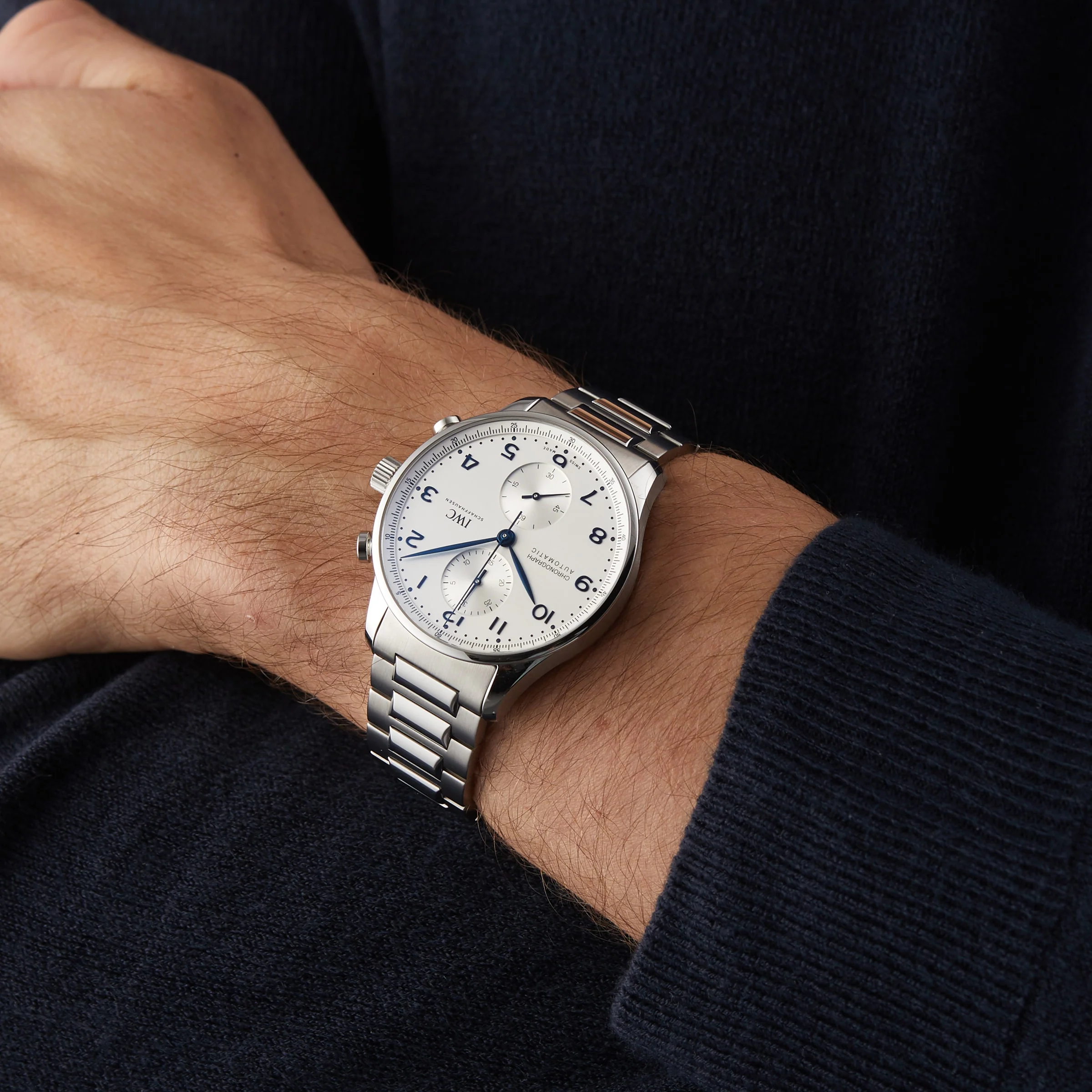 Portugieser Chronograph | 41mm, Steel, White Dial - Image 7