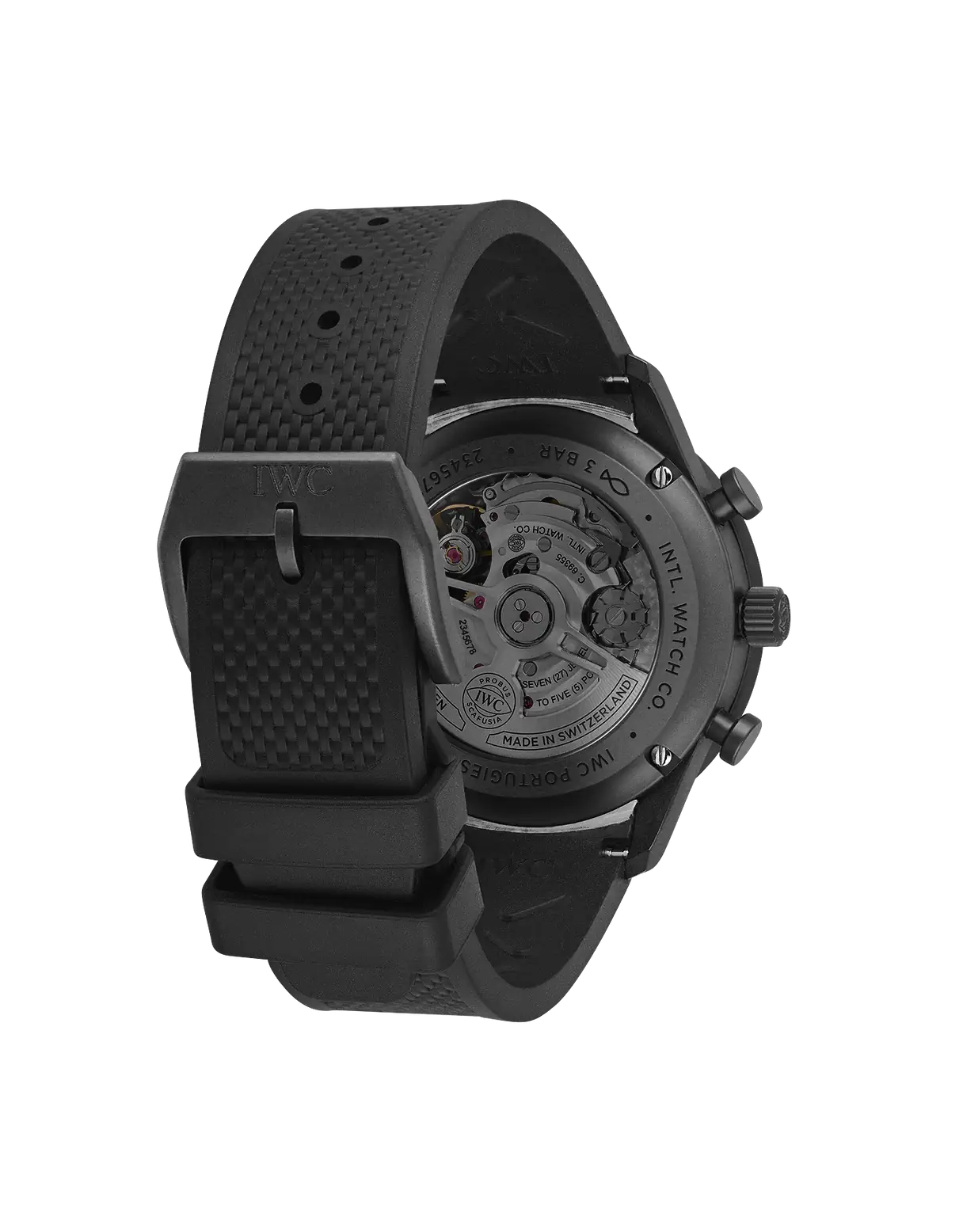 Portugieser Chronograph Ceratanium® | 41mm, Ceratanium, Rubber, Black Dial - Image 5