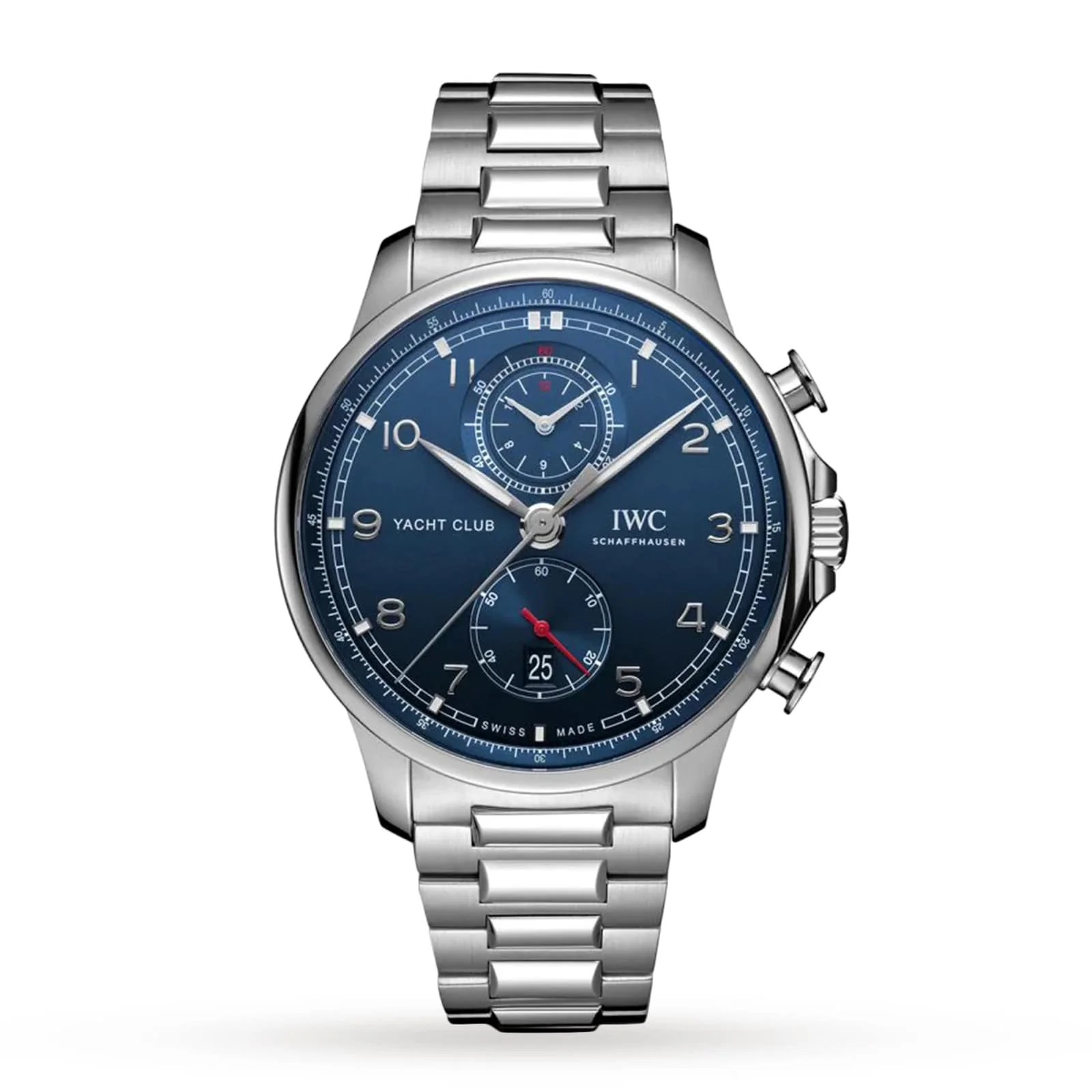 Portugieser Yacht Club Chronograph | 44.5mm, Steel, Blue Dial