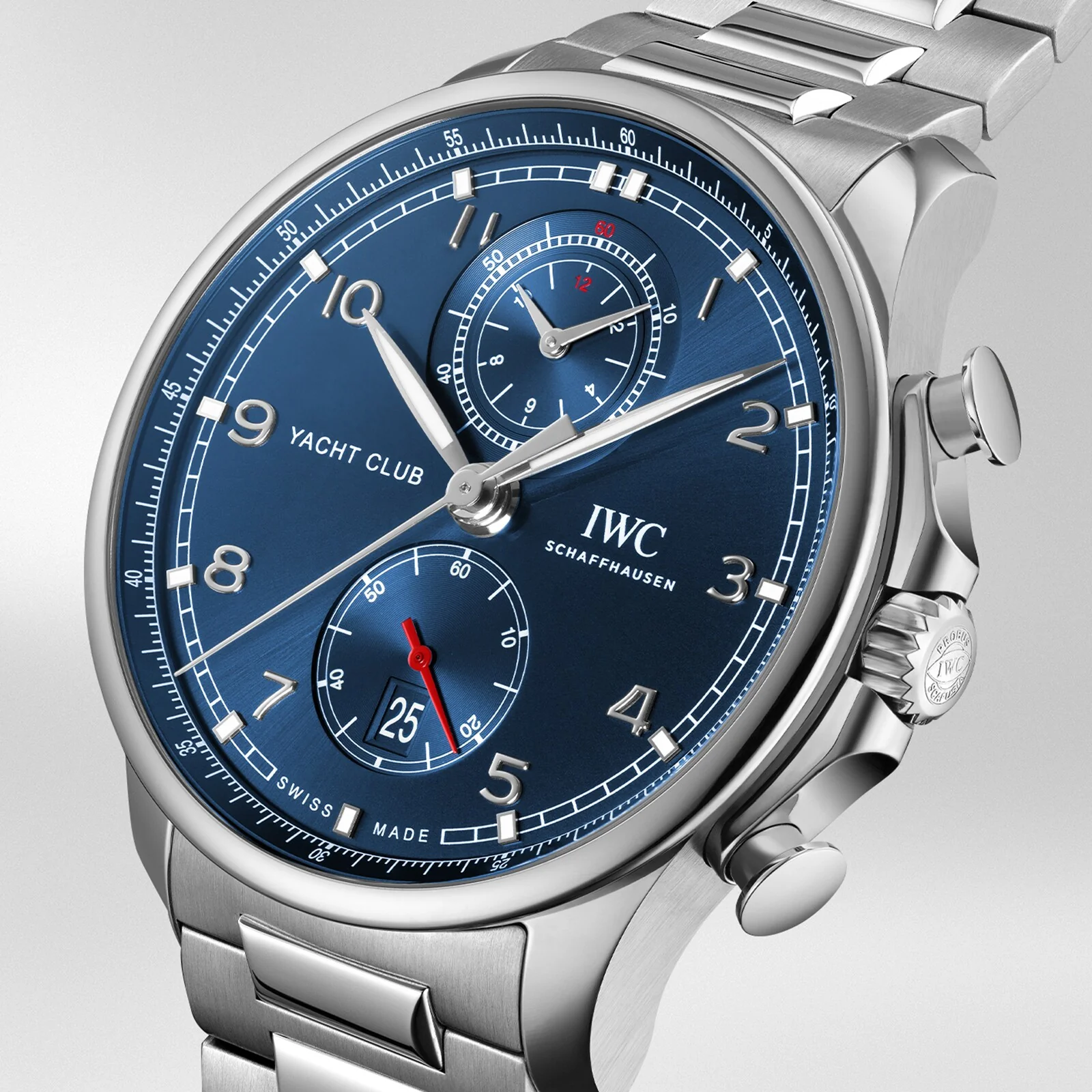 Portugieser Yacht Club Chronograph | 44.5mm, Steel, Blue Dial - Image 2