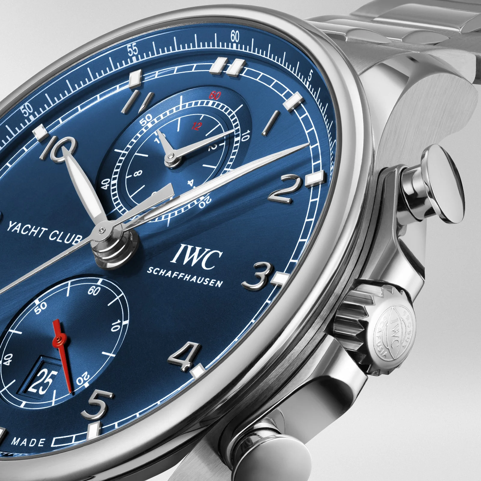 Portugieser Yacht Club Chronograph | 44.5mm, Steel, Blue Dial - Image 3