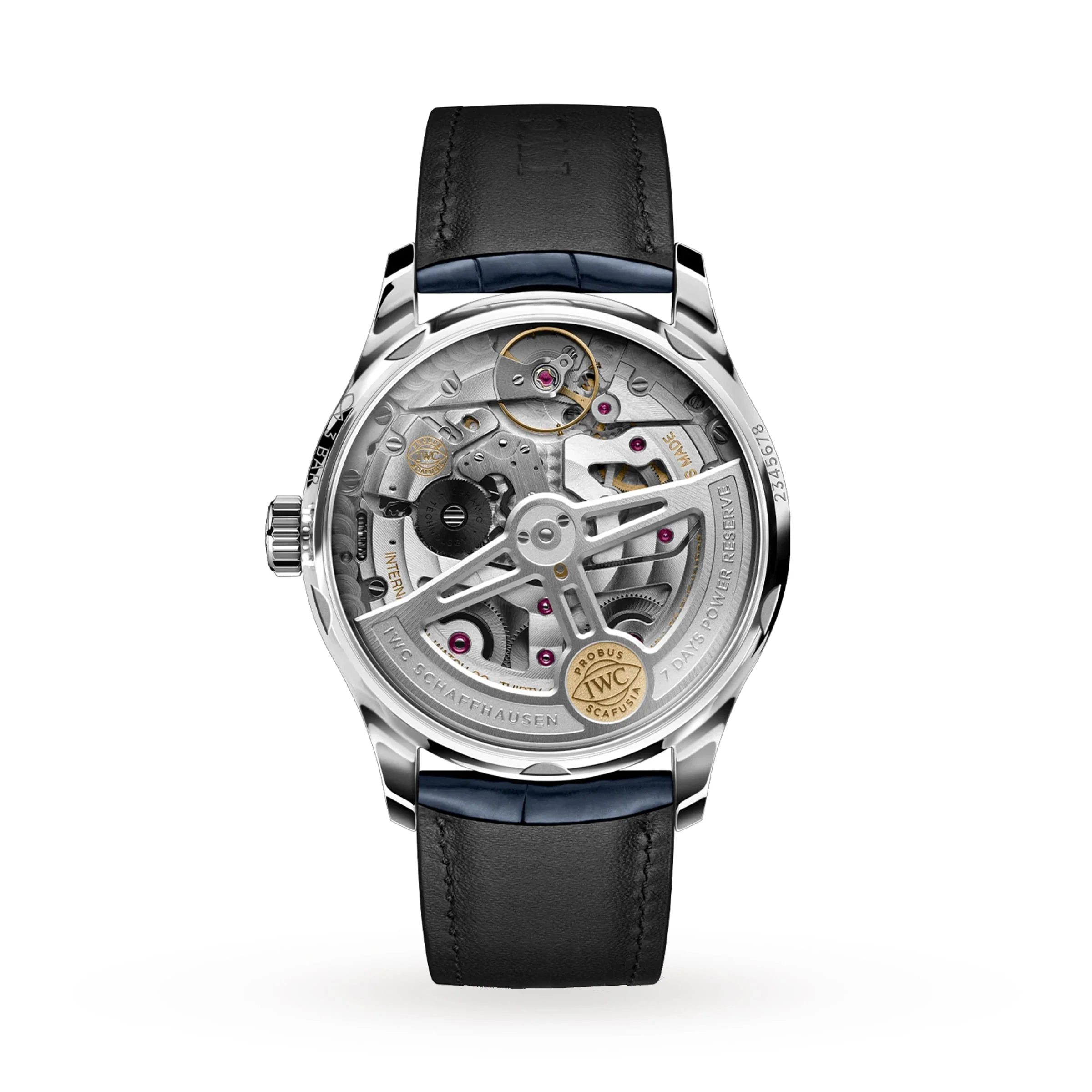 Portugieser Automatic | 42.5mm, Steel, Alligator Leather, White Dial, Ref. IW500715 - Image 2