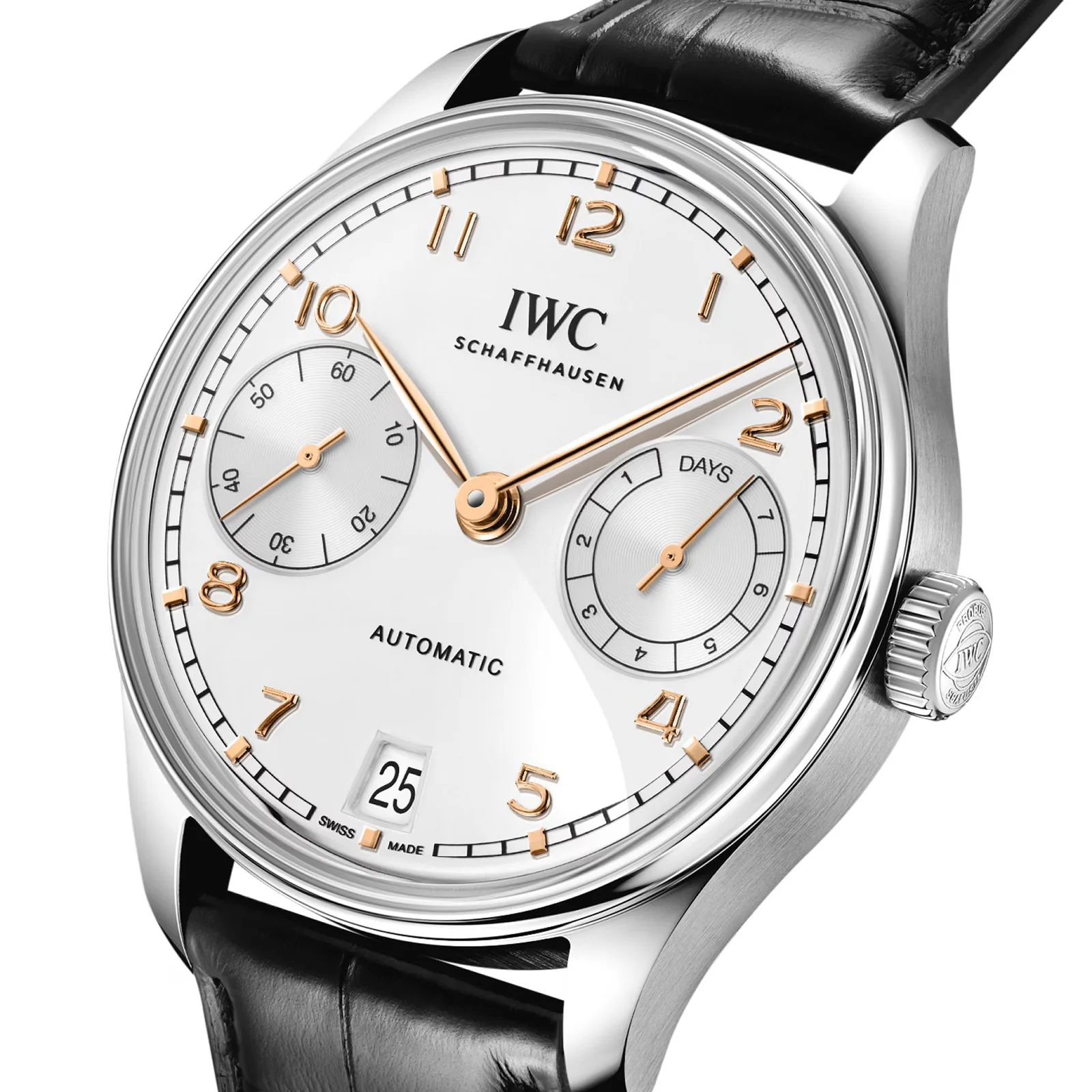 Portugieser Automatic 42 | 42mm, Steel, Leather, Silver Dial - Image 3