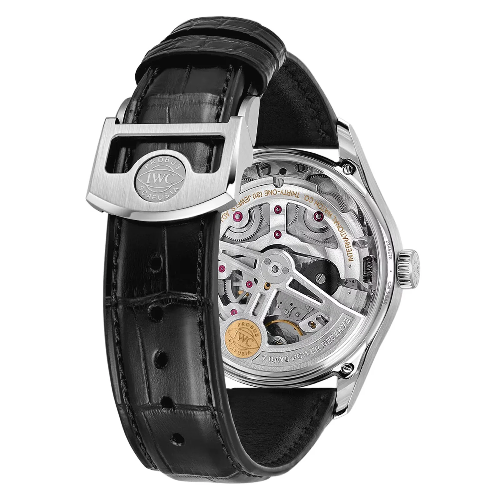 Portugieser Automatic 42 | 42mm, Steel, Leather, Silver Dial - Image 4