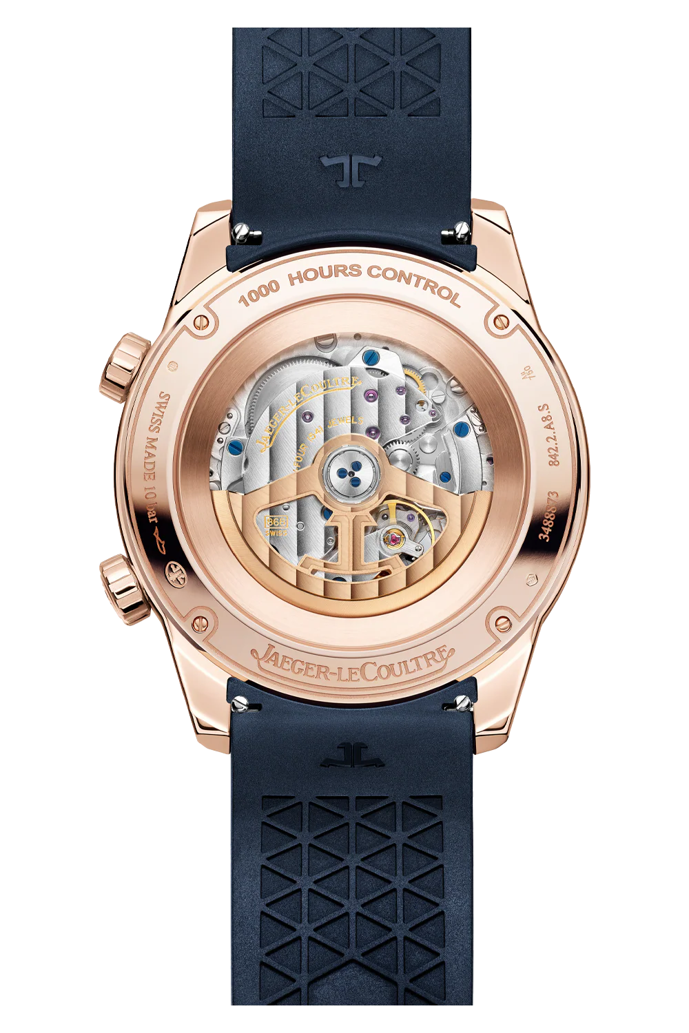 Polaris Perpetual Calendar | 42mm, 18K Rose Gold, Leather, Blue Dial - Image 2