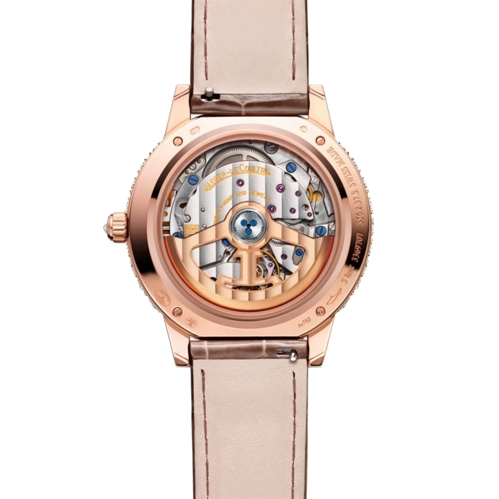 Rendez-Vous Night & Day | 36mm, 18K Rose Gold, Alligator Leather, White Dial - Image 2