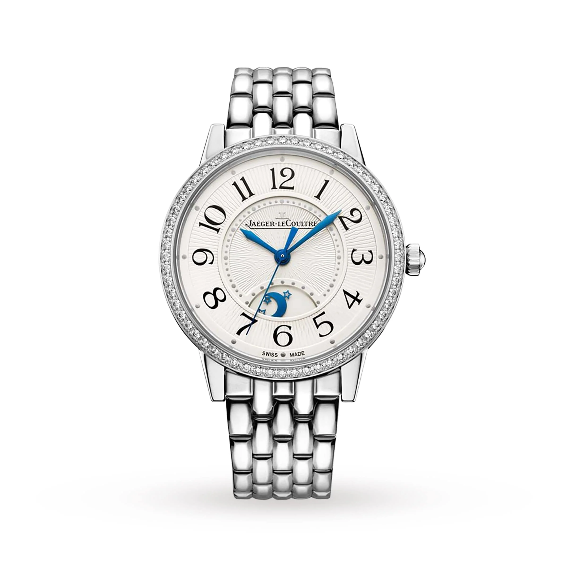 Rendez-Vous Night & Day | 34mm, Steel, Diamond Silver Dial