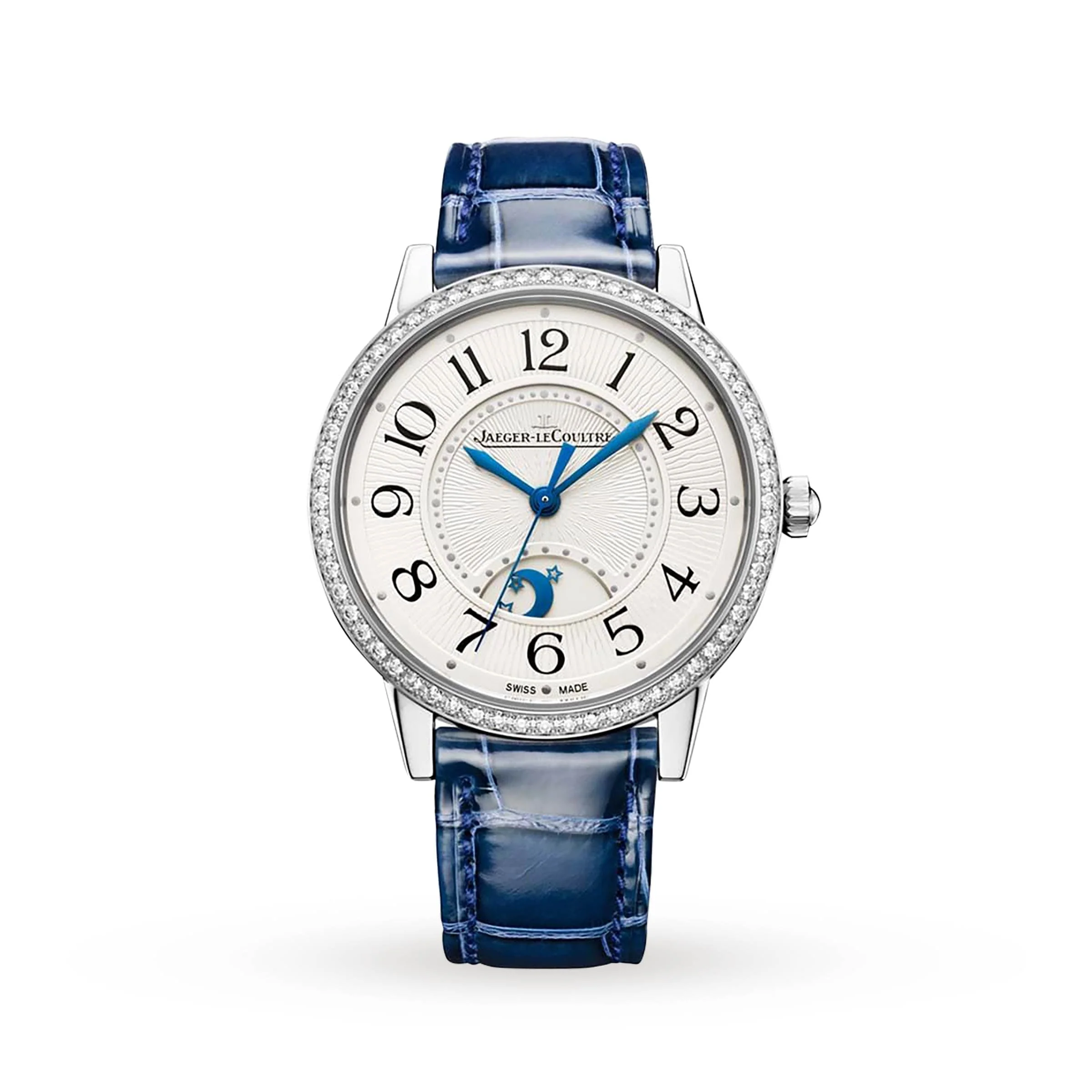 Rendez-Vous Night & Day | 34mm, Steel, Alligator Leather, Silver Dial