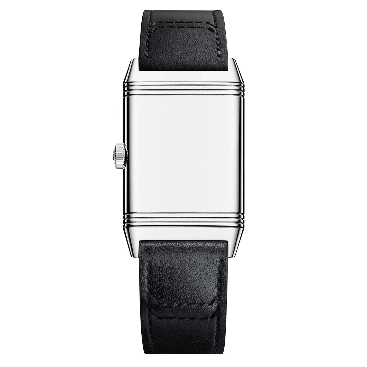 Reverso Classic Monoface Small Seconds | 24.5mm, Steel, Alligator Leather, Silver Dial - Image 2