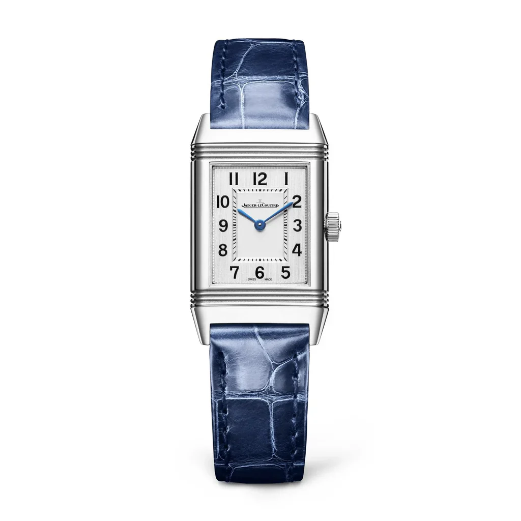 Reverso Classic Monoface | 21mm, Steel, Leather, Silver Dial