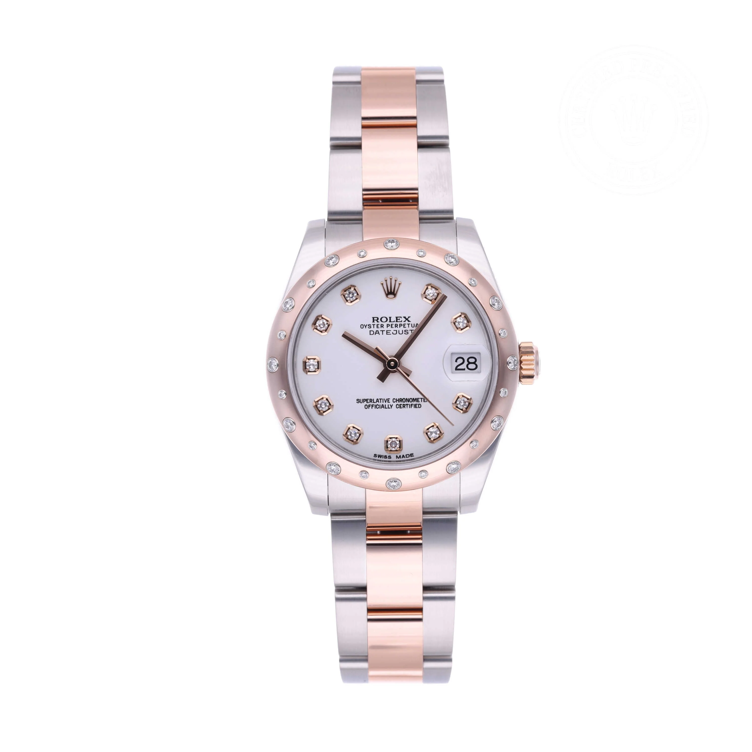 Datejust 31 | 31mm, Two-Tone Steel & 18K Rose Gold, Ref. M178341