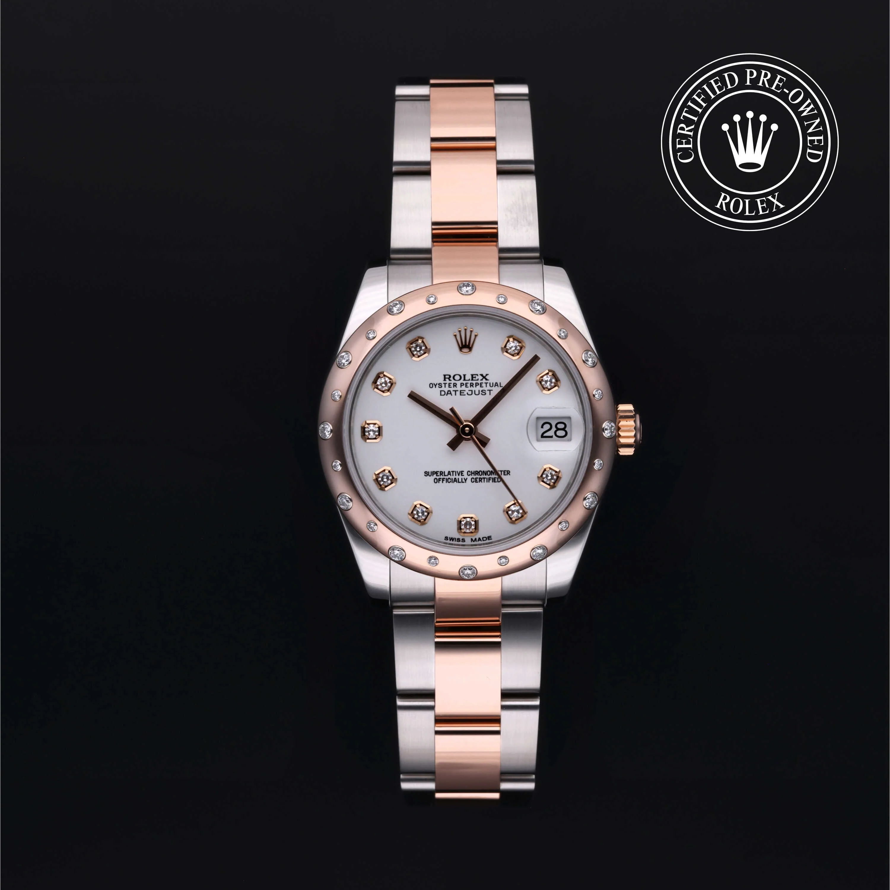 Datejust 31 | 31mm, Two-Tone Steel & 18K Rose Gold, Ref. M178341 - Image 2